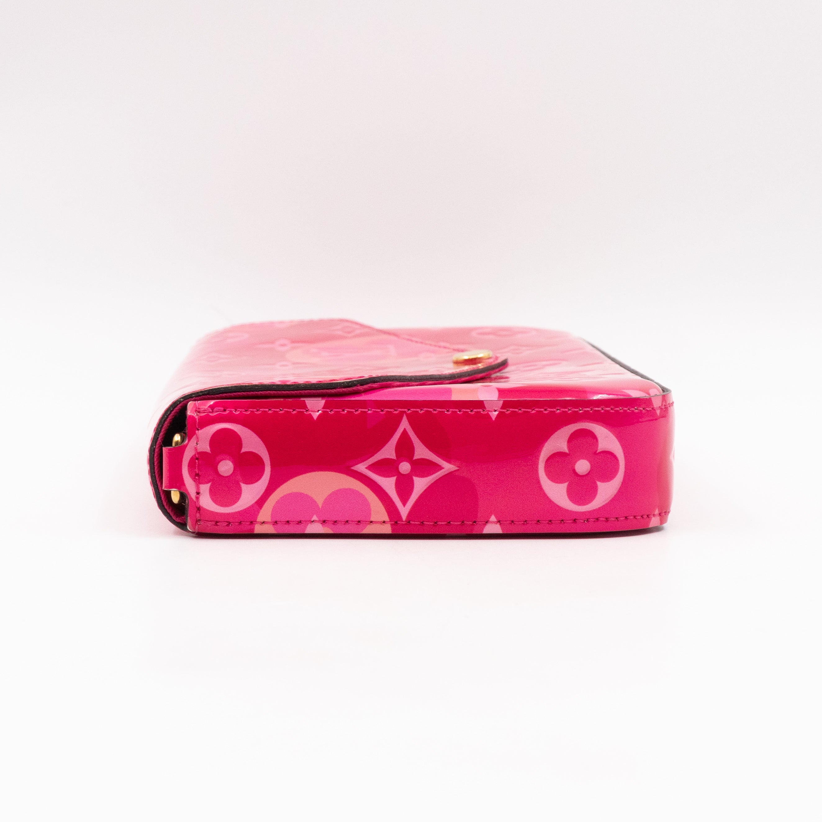Pochette Felicie Vernis Valentine Fuchsia