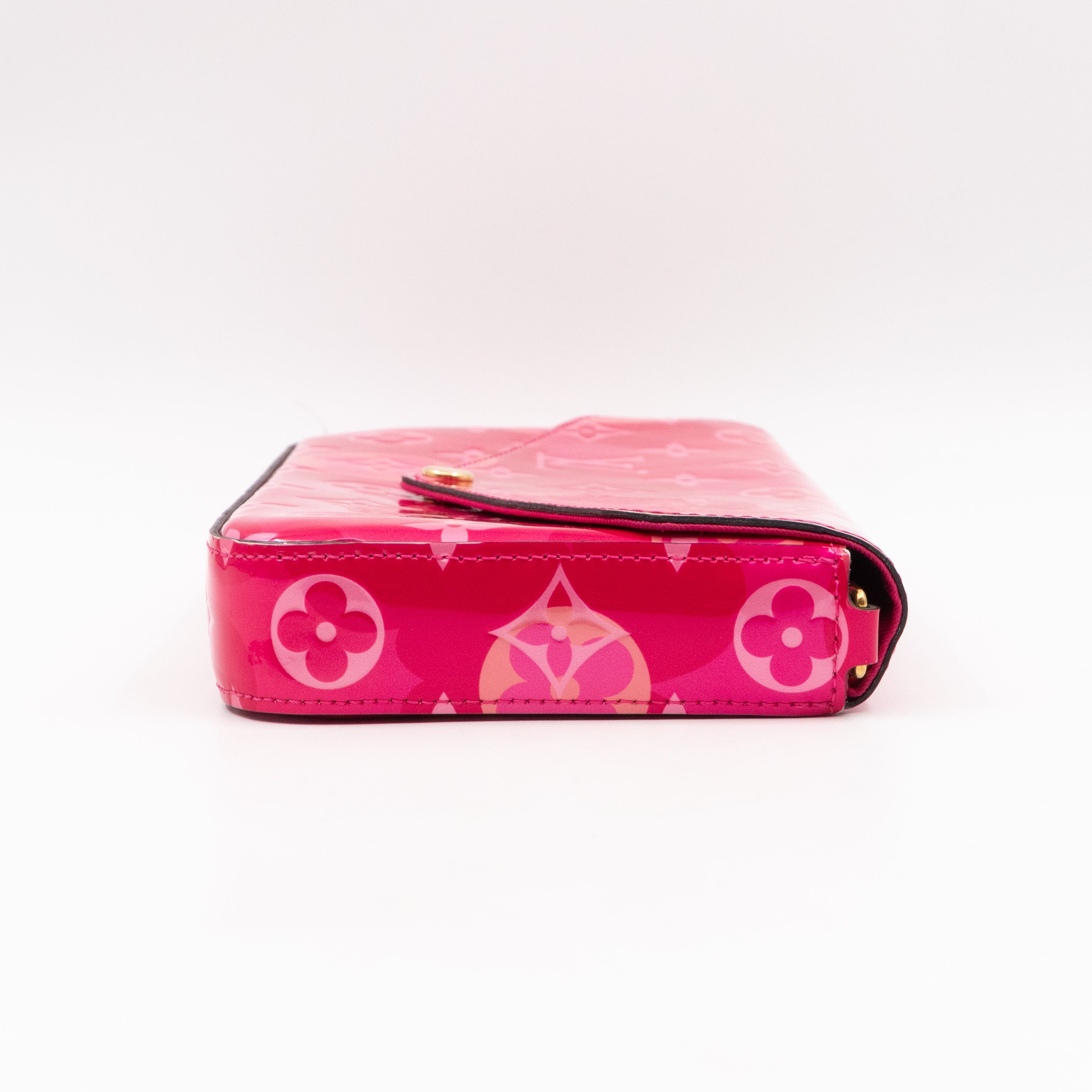 Pochette Felicie Vernis Valentine Fuchsia