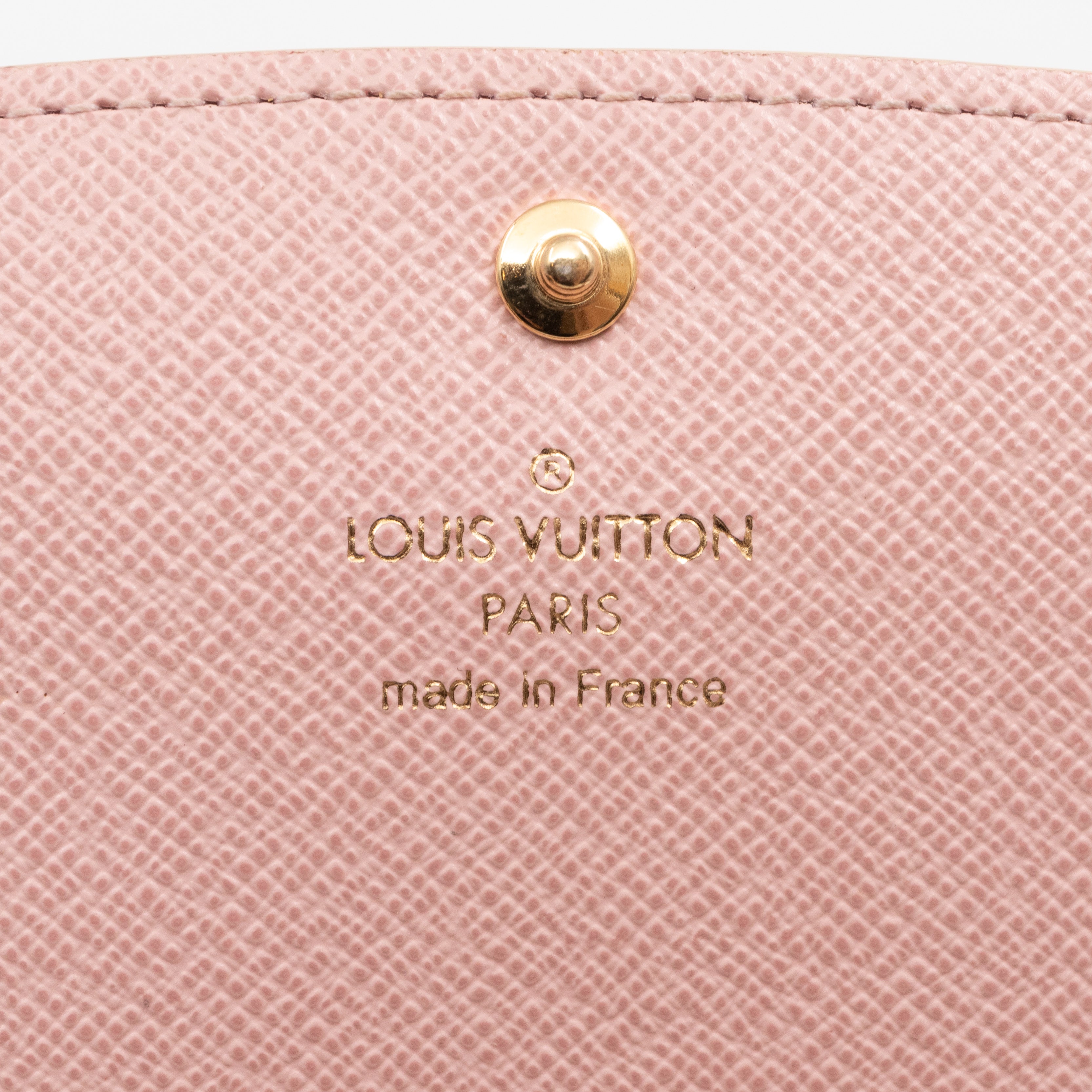 Emilie Wallet Damier Azur Rose Ballerine