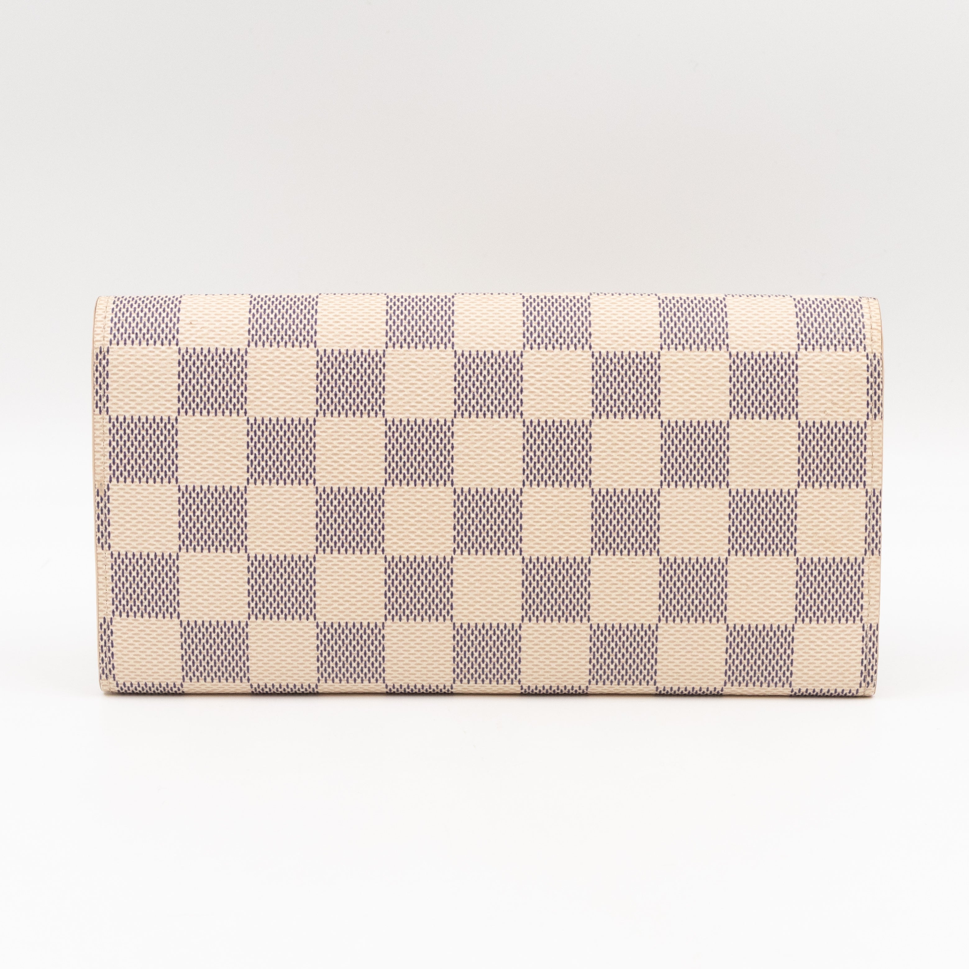 Emilie Wallet Damier Azur Rose Ballerine