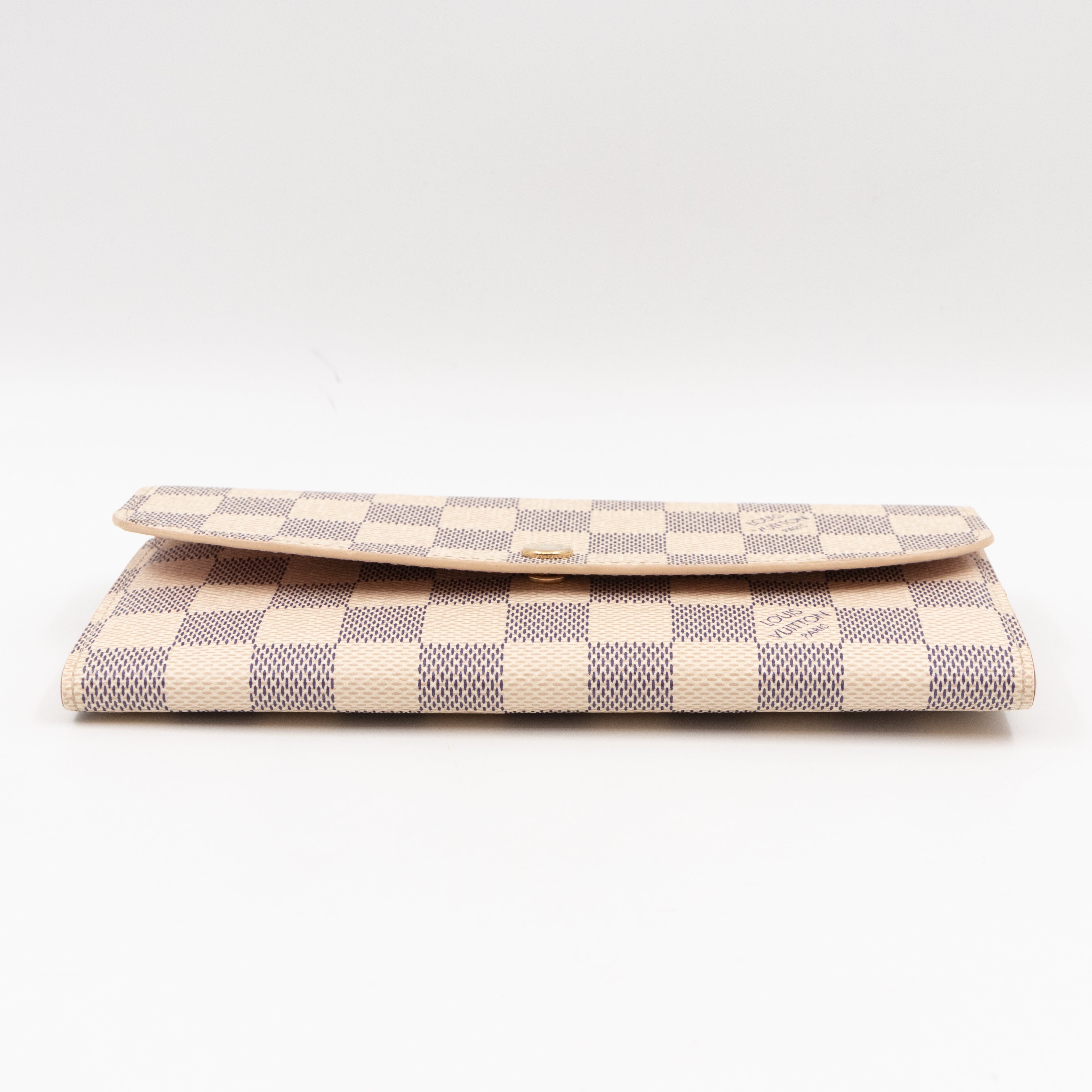Emilie Wallet Damier Azur Rose Ballerine