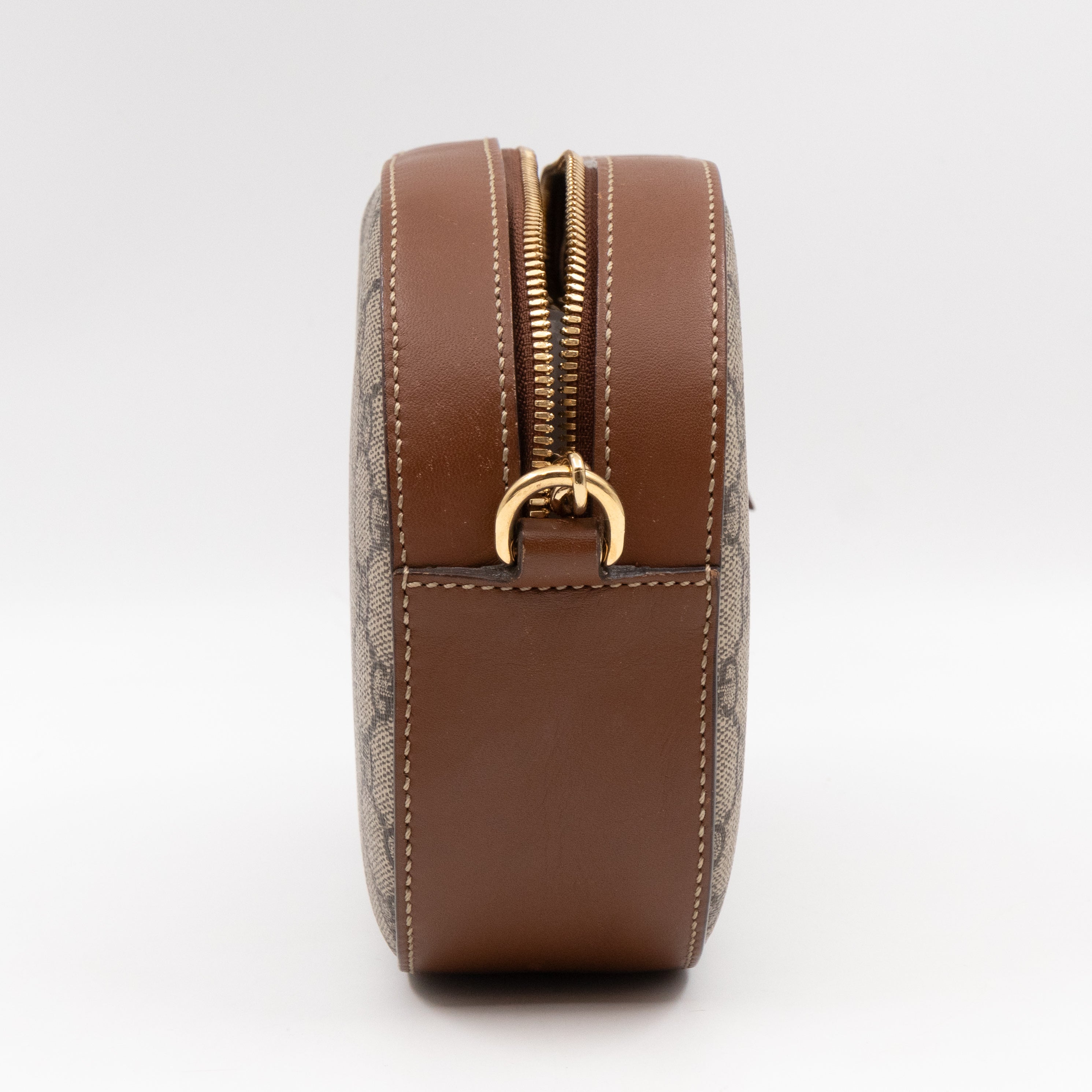 GG Supreme Mini Chain Shoulder Bag Tiger Embroidered