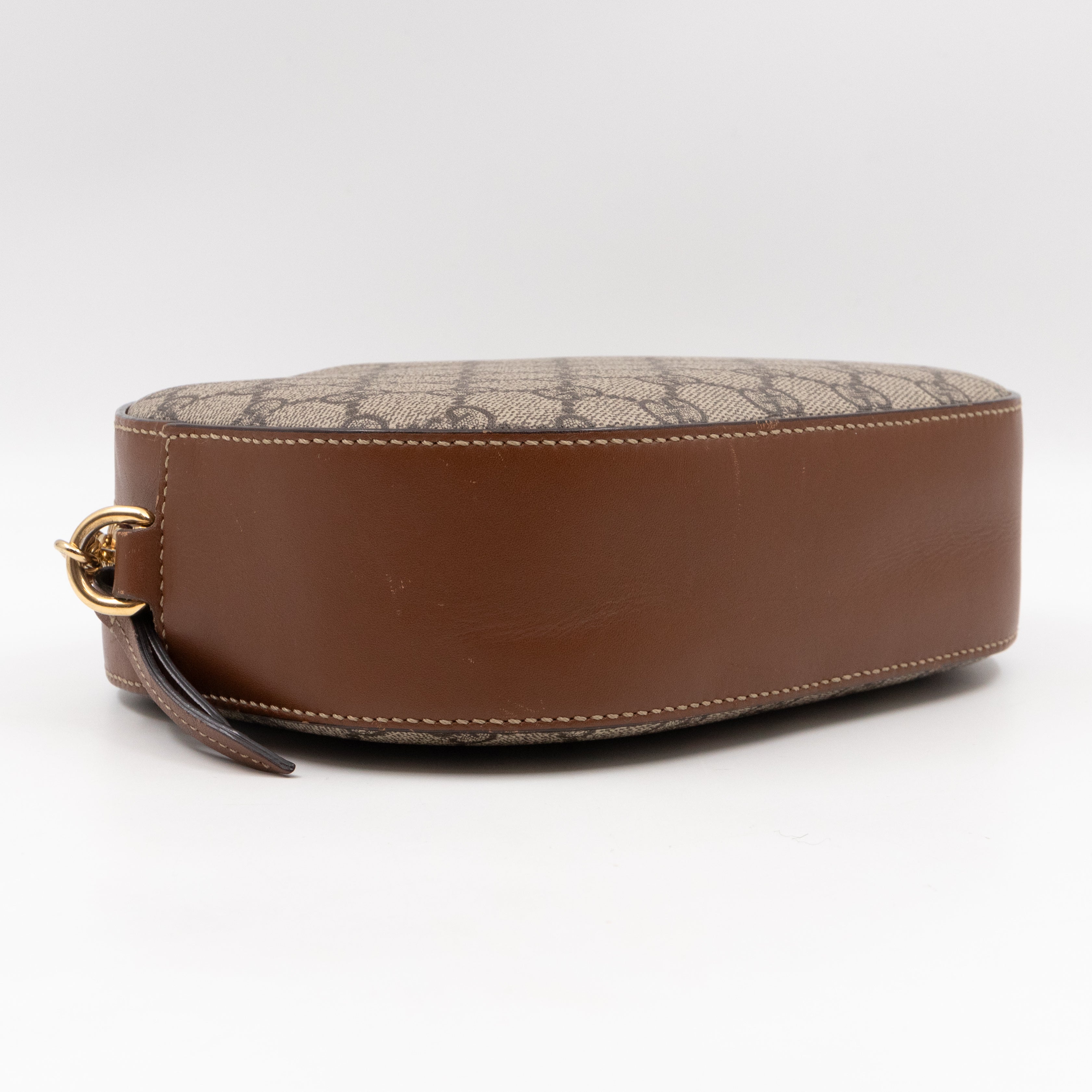 GG Supreme Mini Chain Shoulder Bag Tiger Embroidered