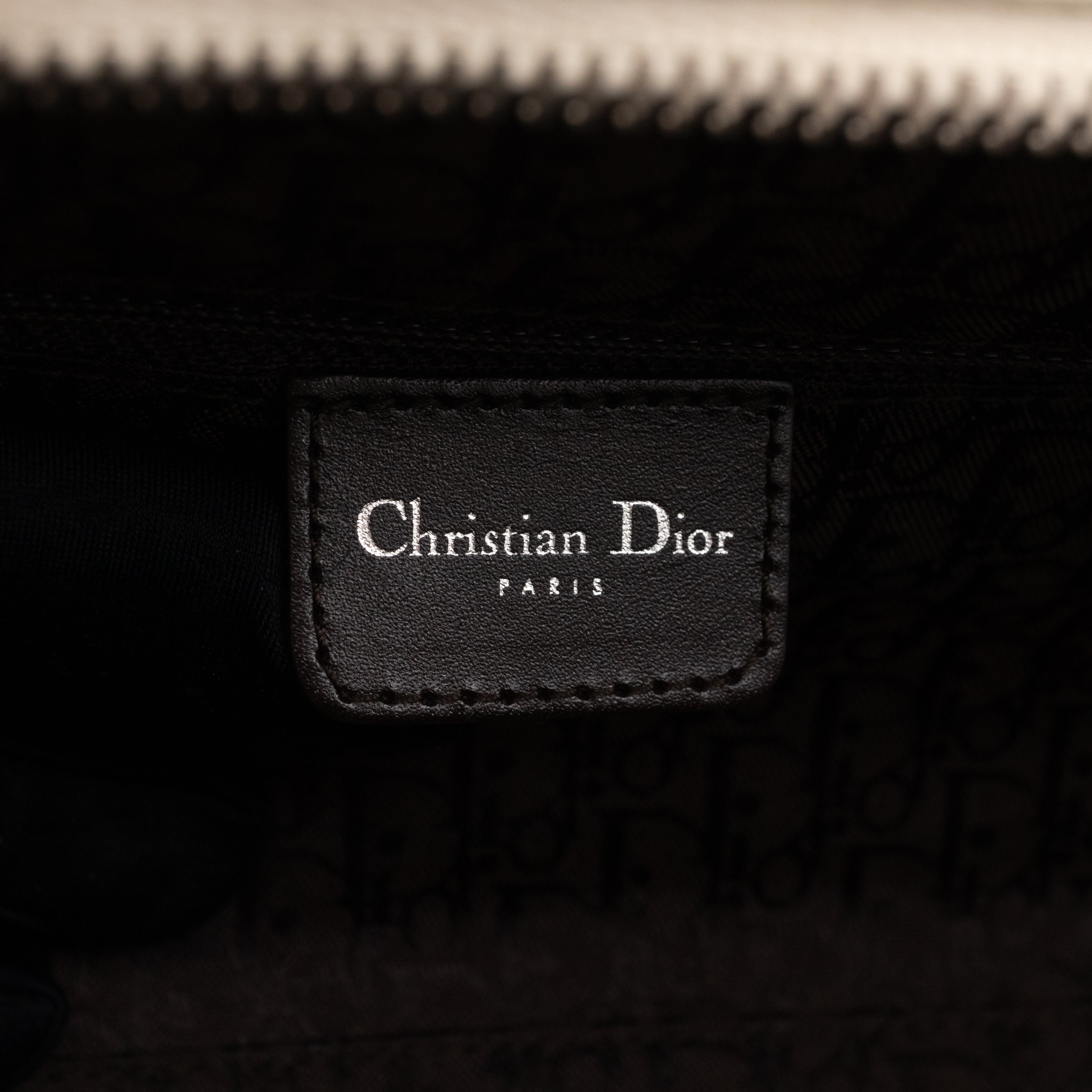 Vintage Flowers Frame Satchel White Grained Calfskin