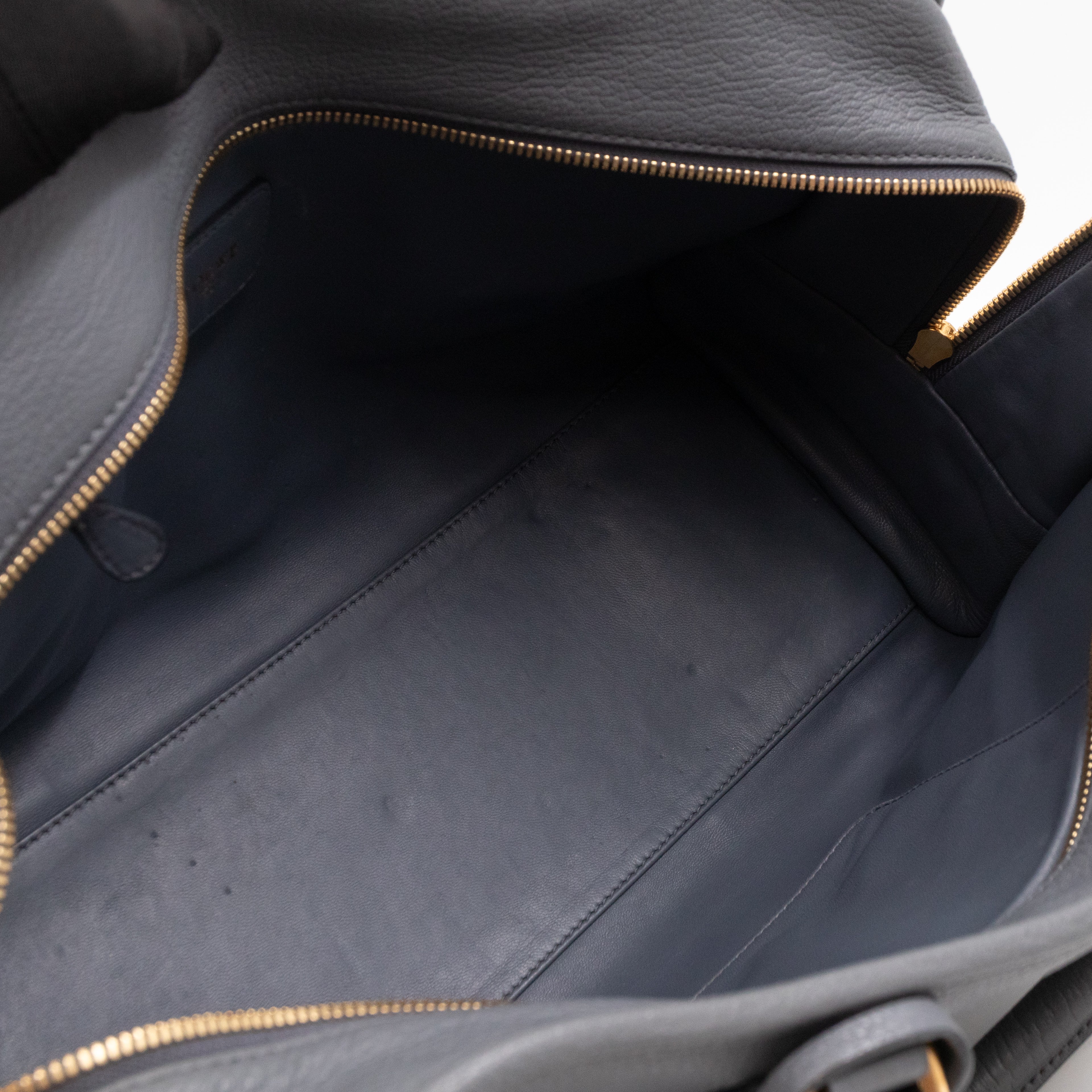 Amazona 36 Handbag Grey Leather