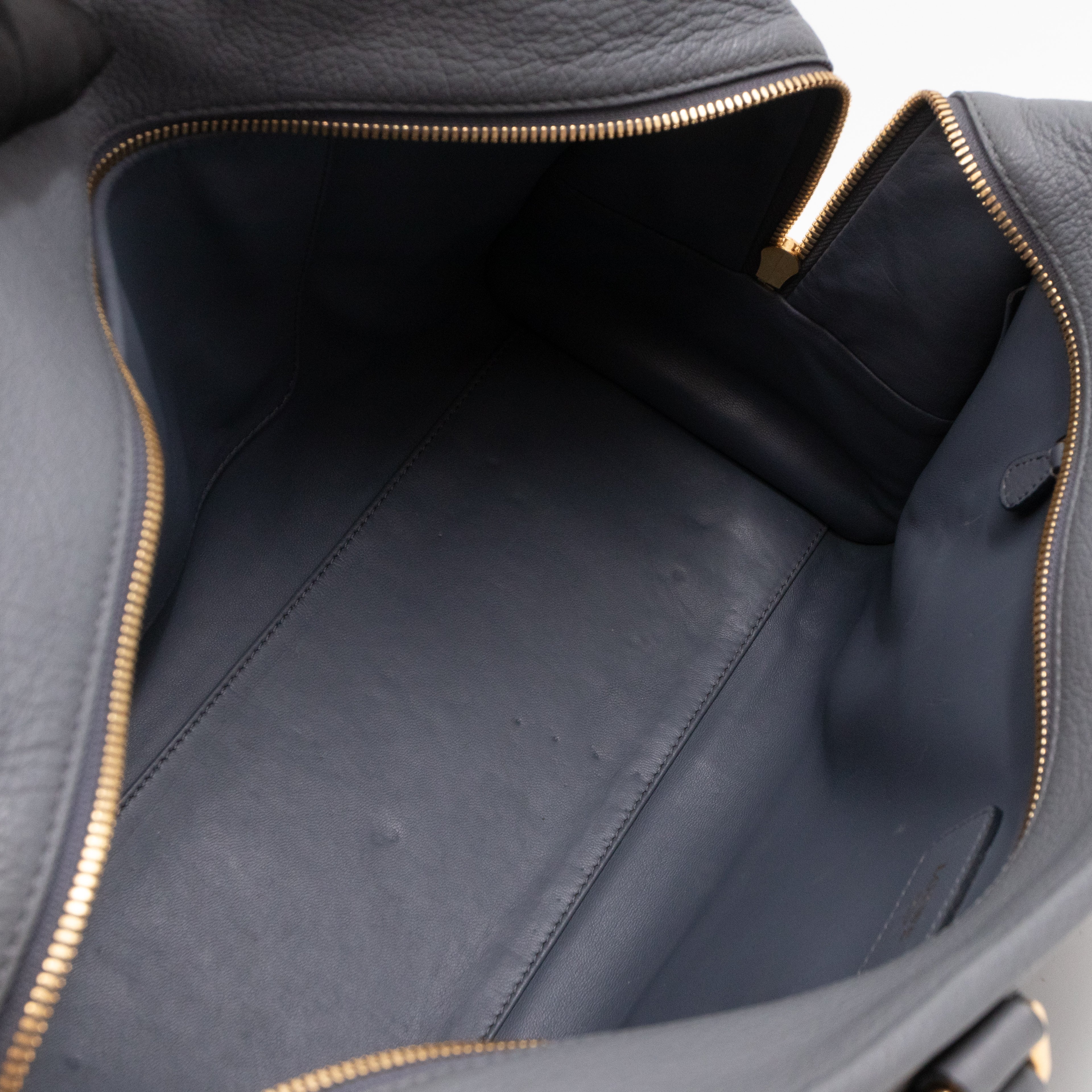 Amazona 36 Handbag Grey Leather