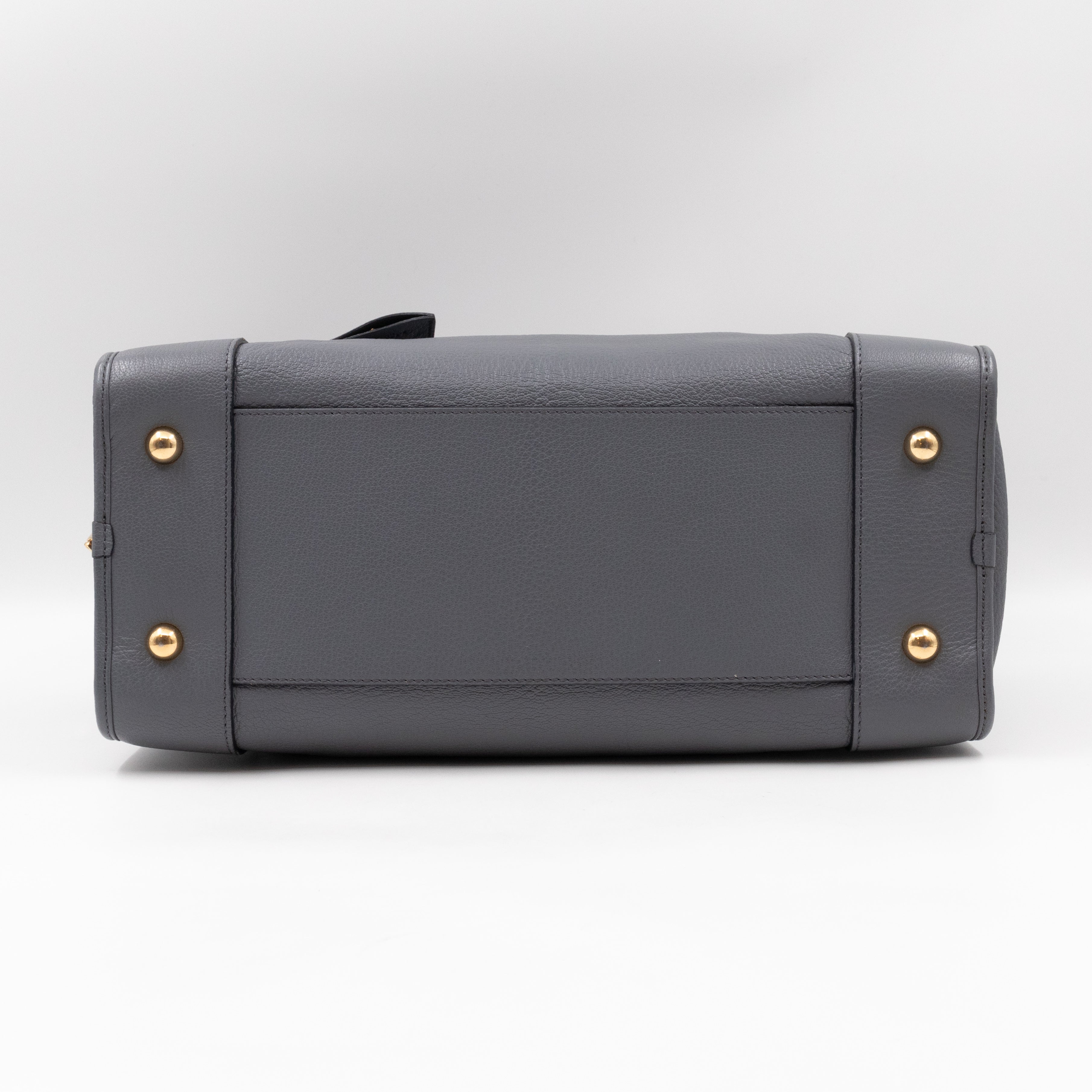 Amazona 36 Handbag Grey Leather