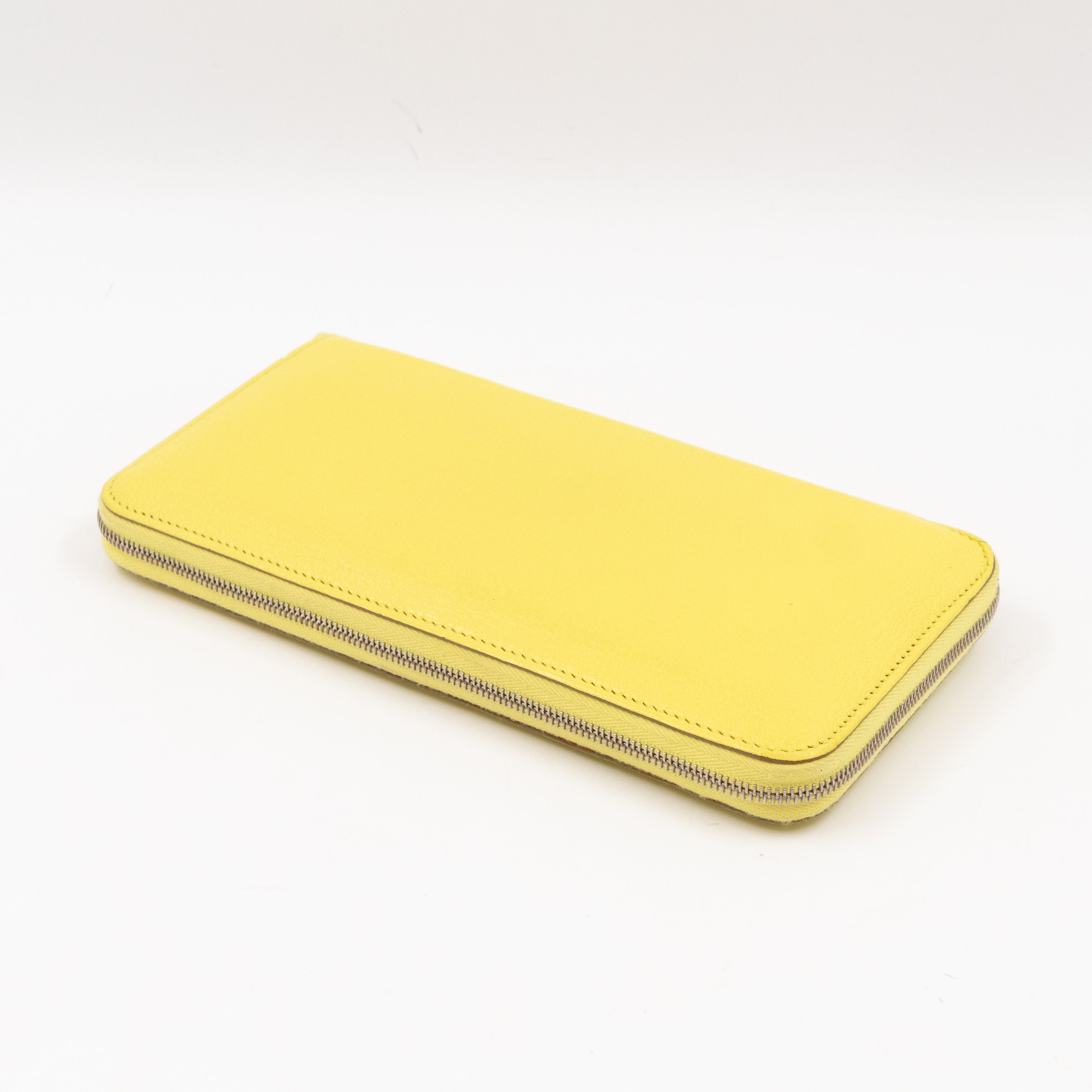 Azap Classique Long Wallet Yellow Leather