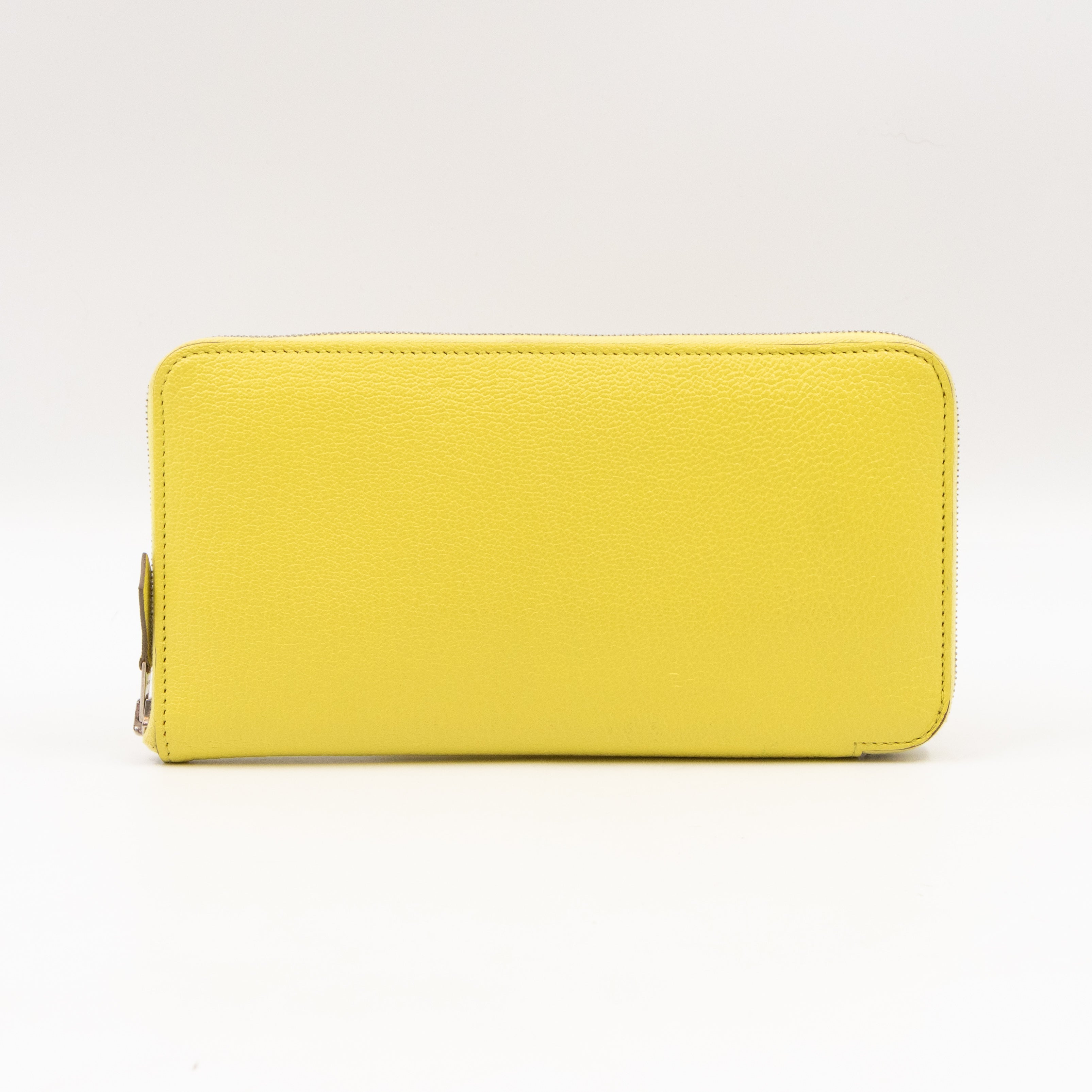 Azap Classique Long Wallet Yellow Leather