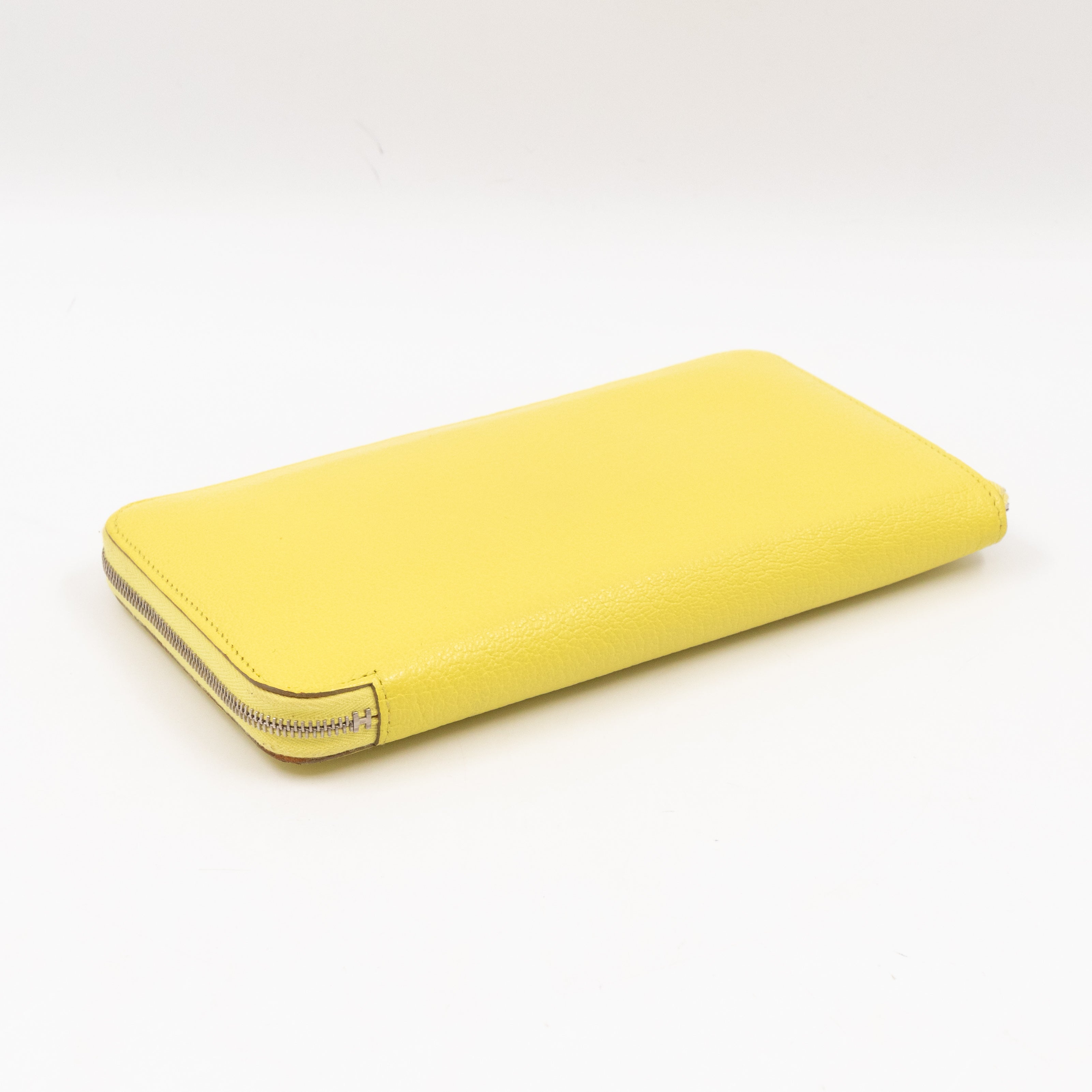 Azap Classique Long Wallet Yellow Leather
