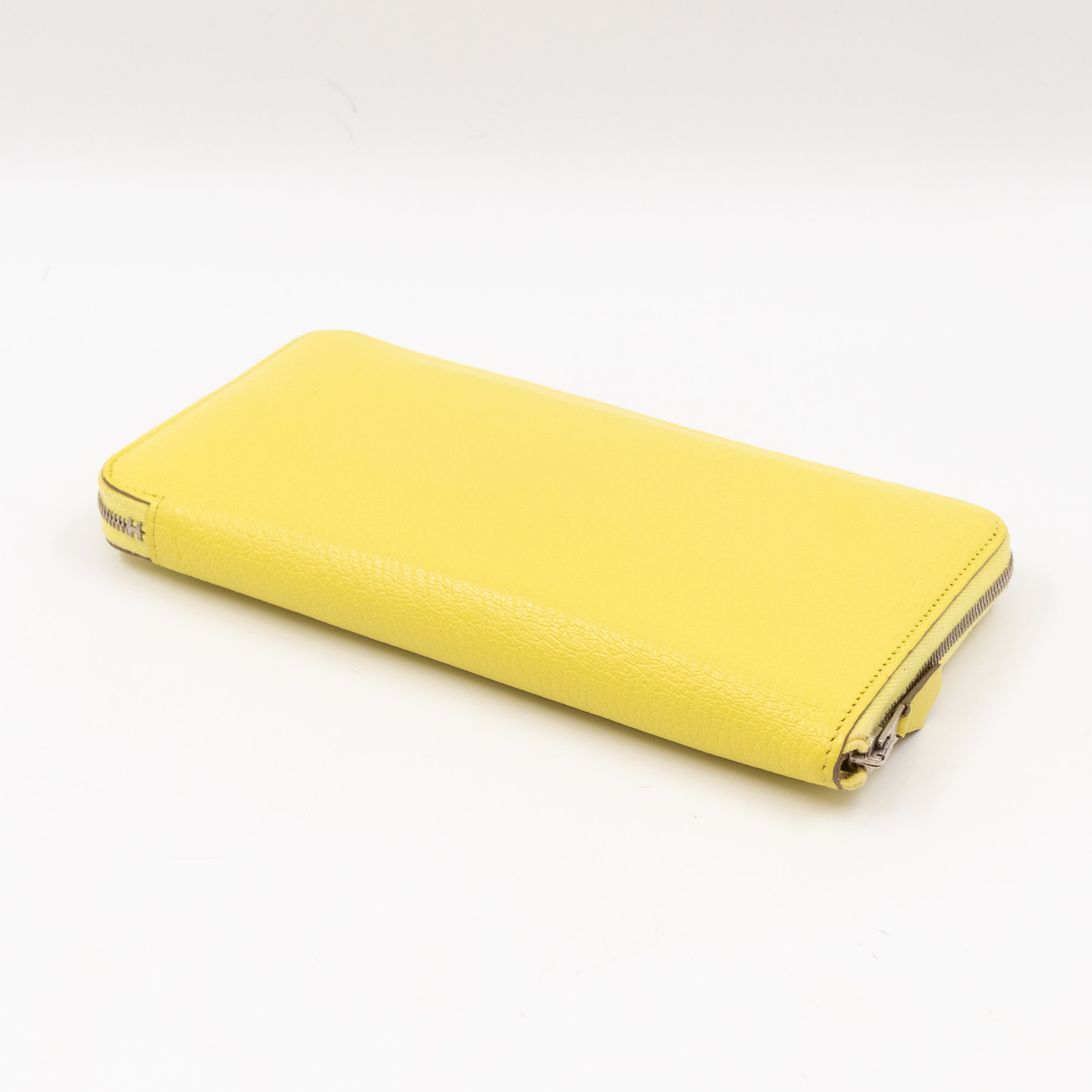 Azap Classique Long Wallet Yellow Leather