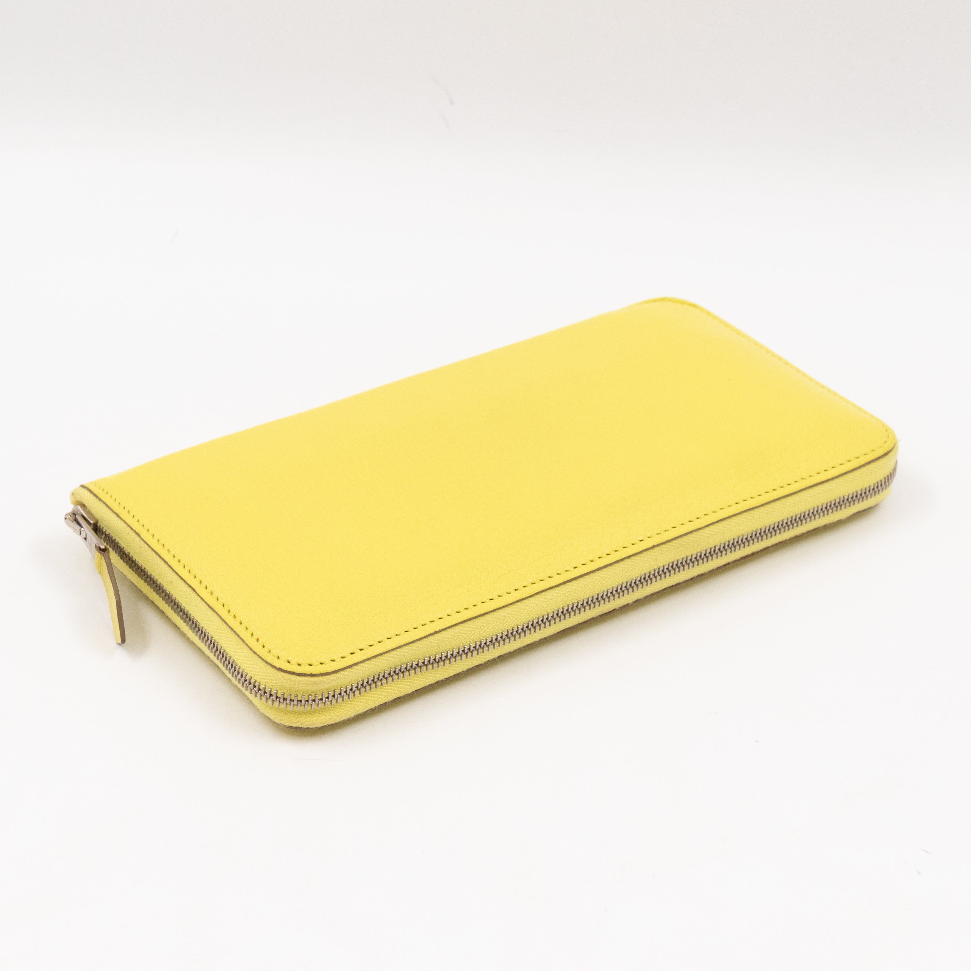 Azap Classique Long Wallet Yellow Leather