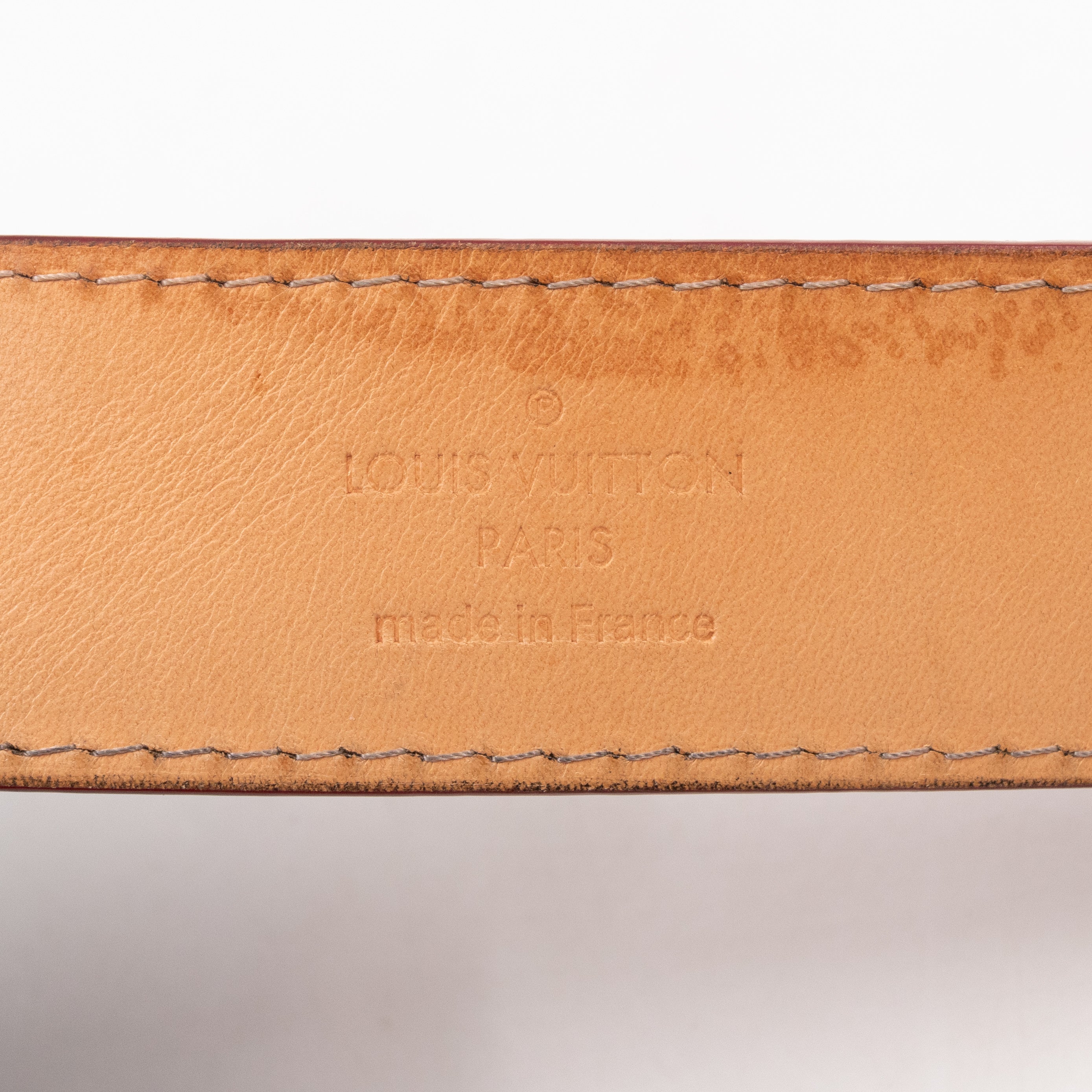Ceinture Belt Red Vernis 90/36