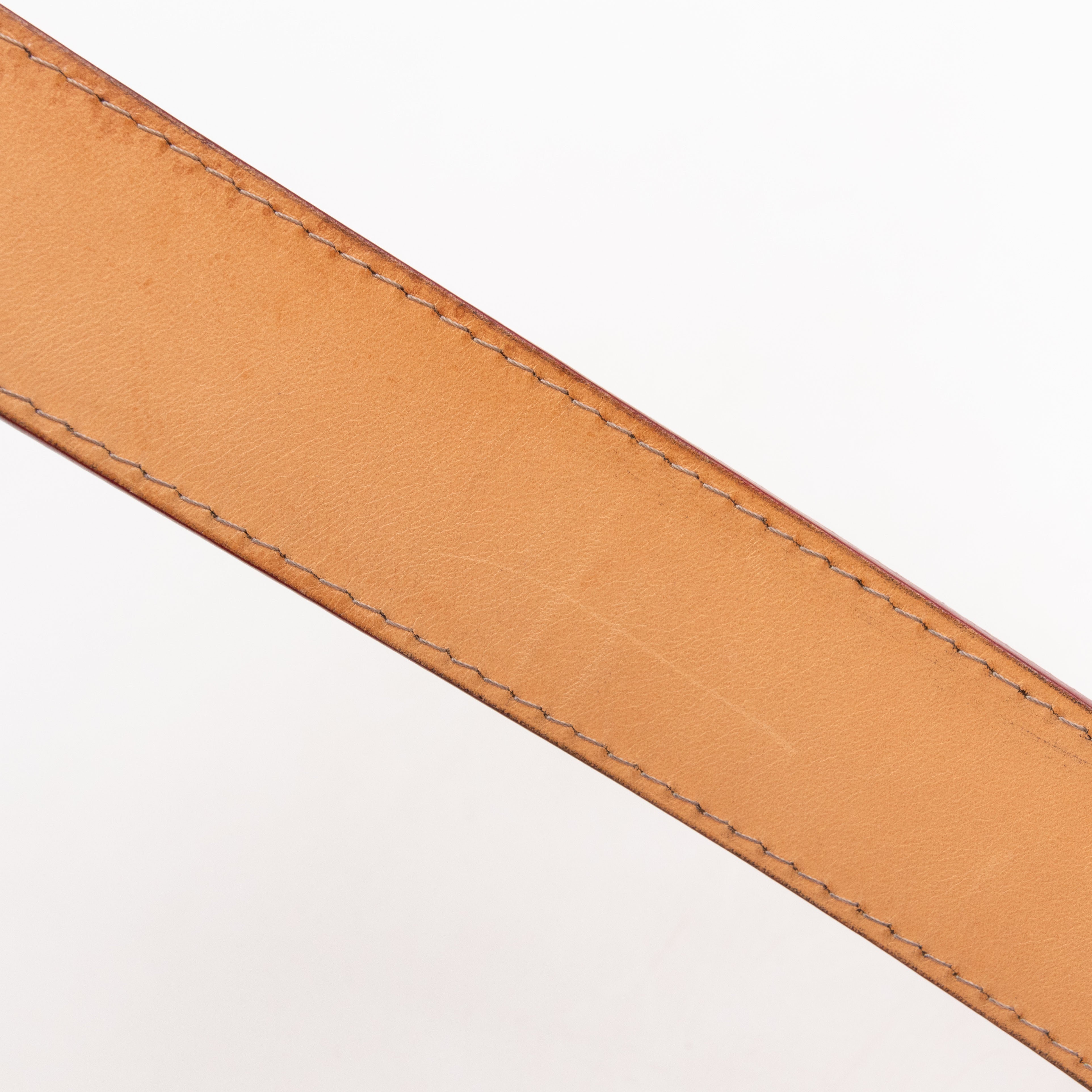 Ceinture Belt Red Vernis 90/36