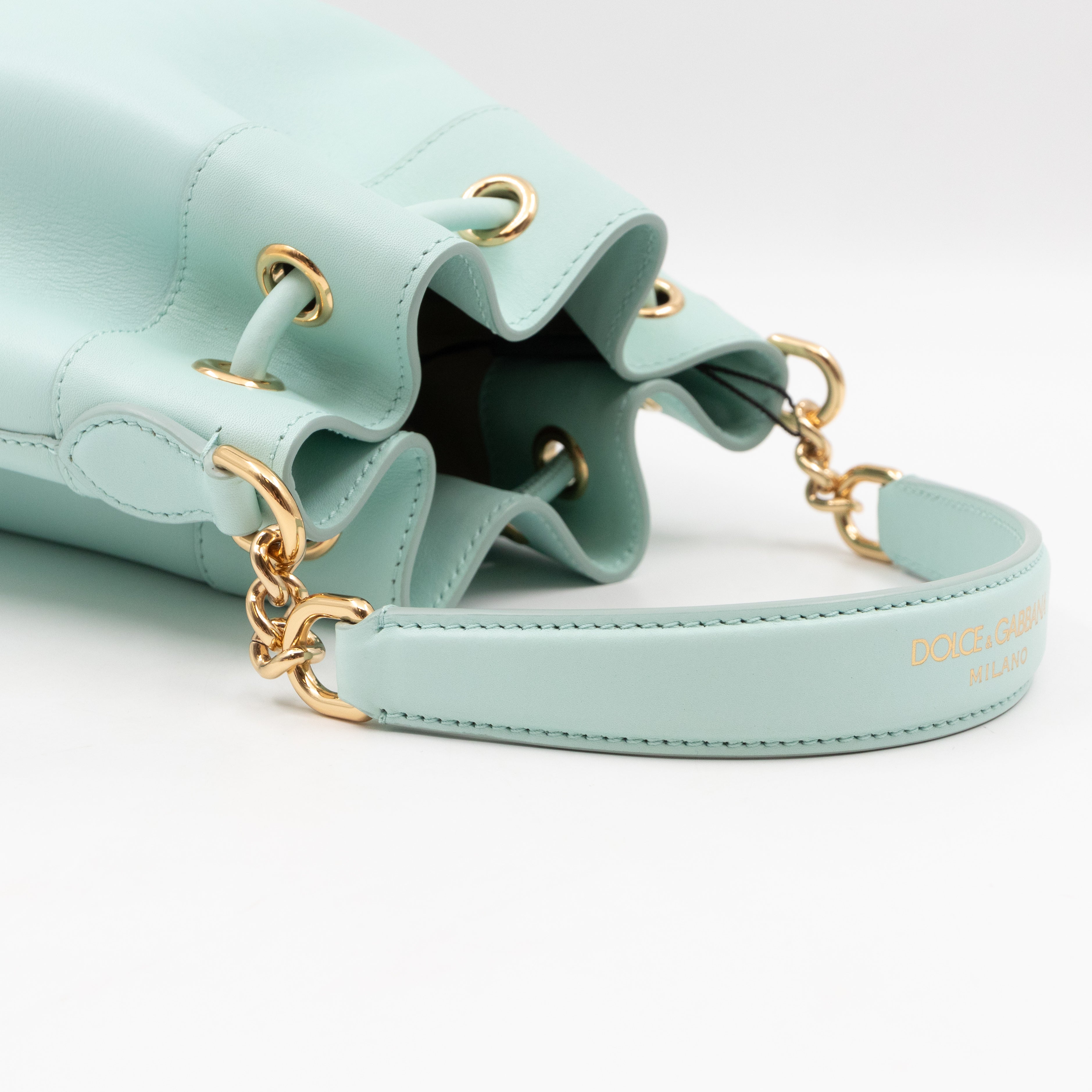 DG Bucket Bag Millennials Light Blue Leather