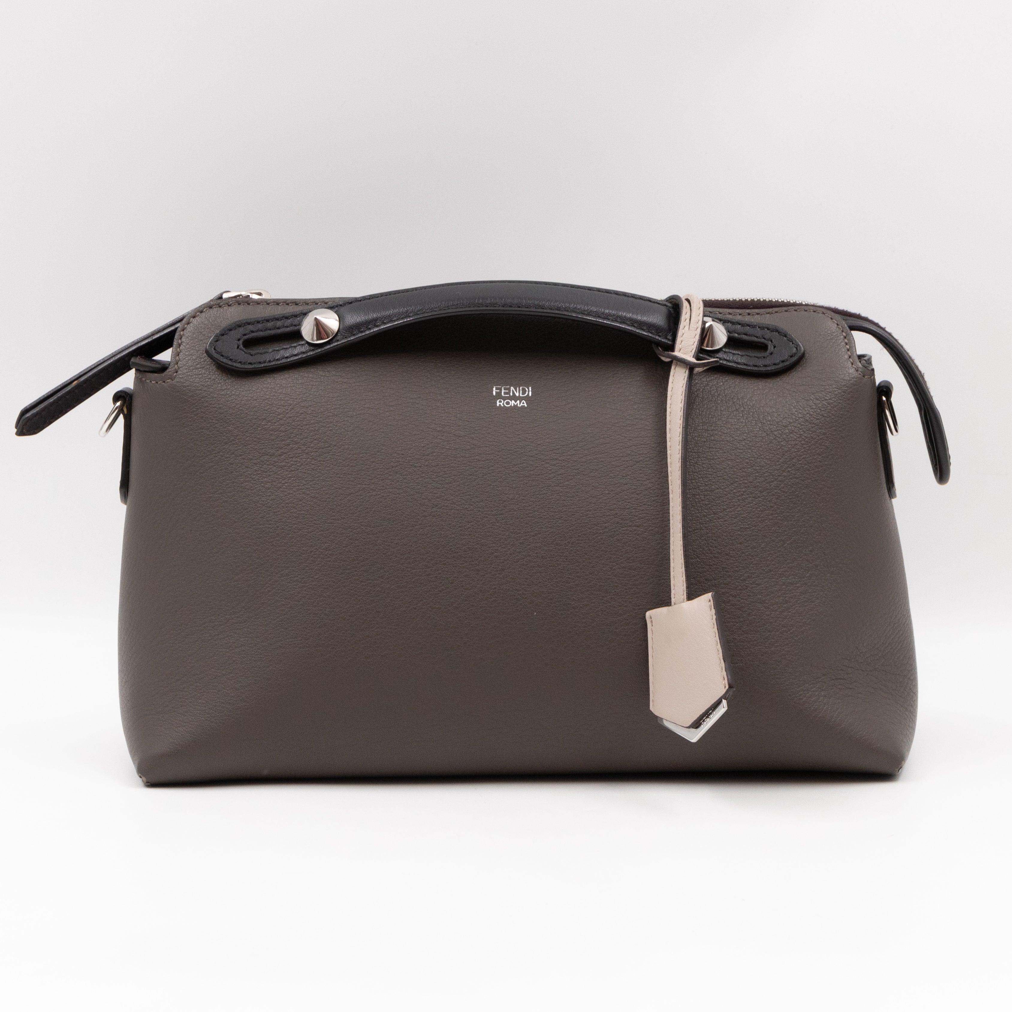 By The Way Medium Carbone Leather