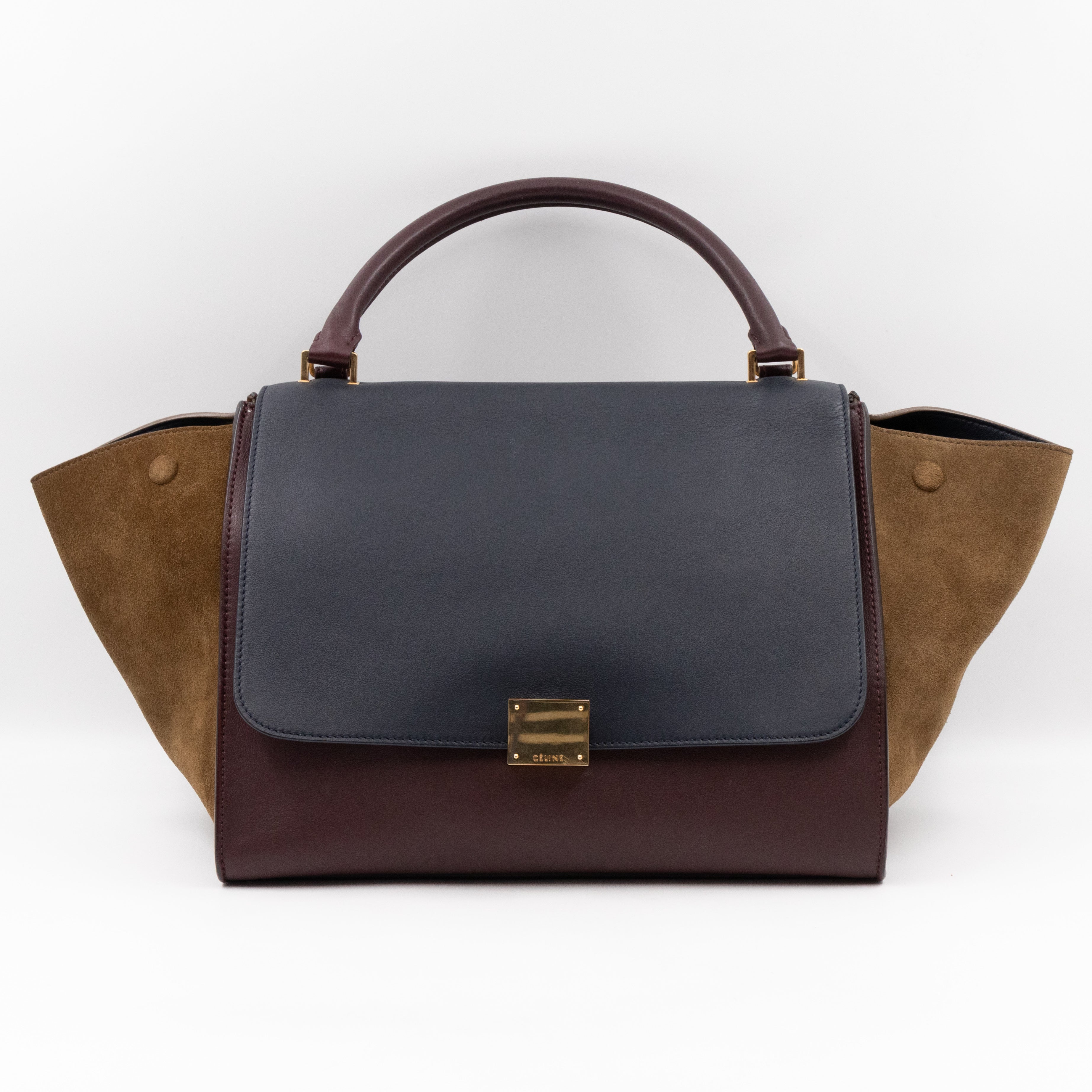 Trapeze Medium Tricolor Leather