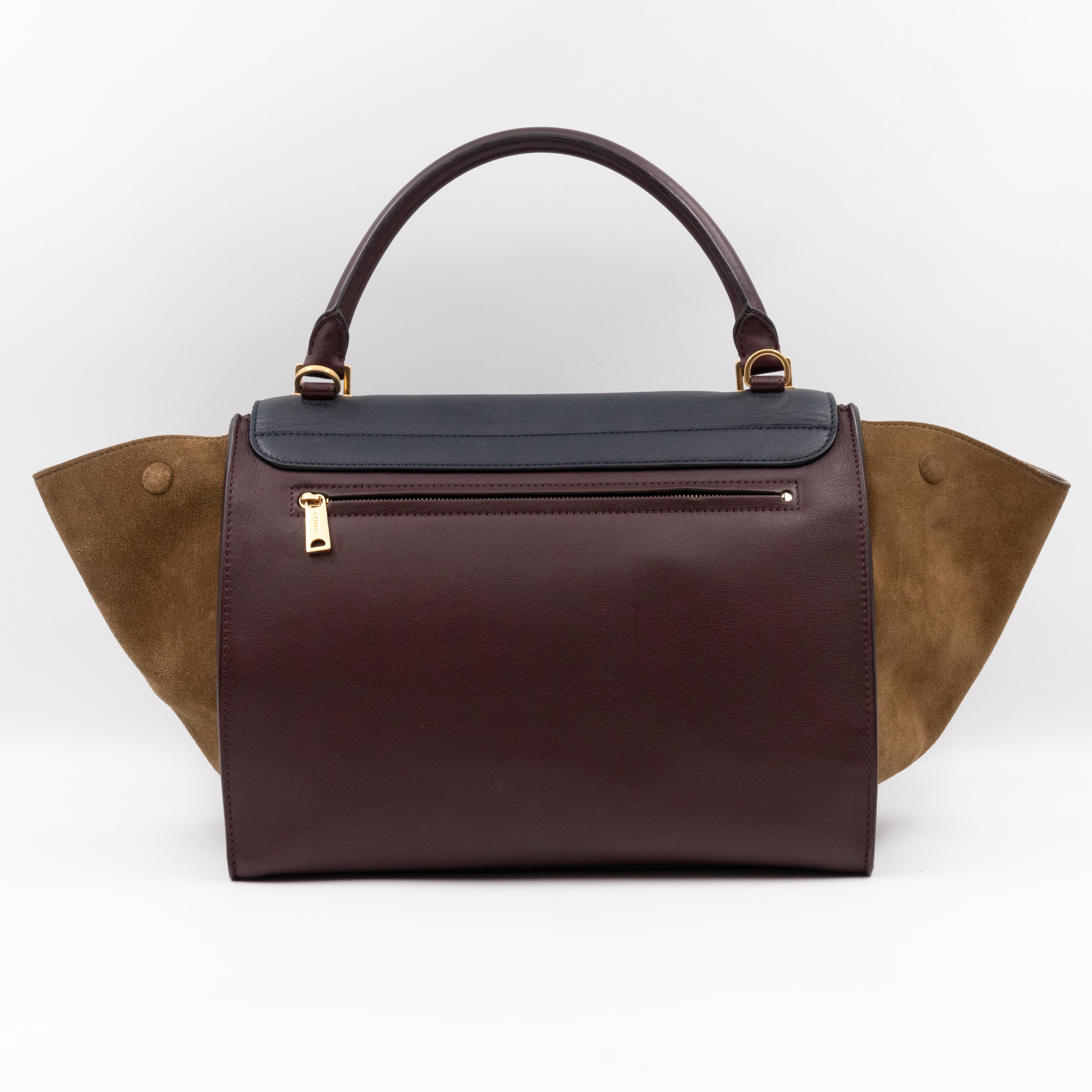 Trapeze Medium Tricolor Leather