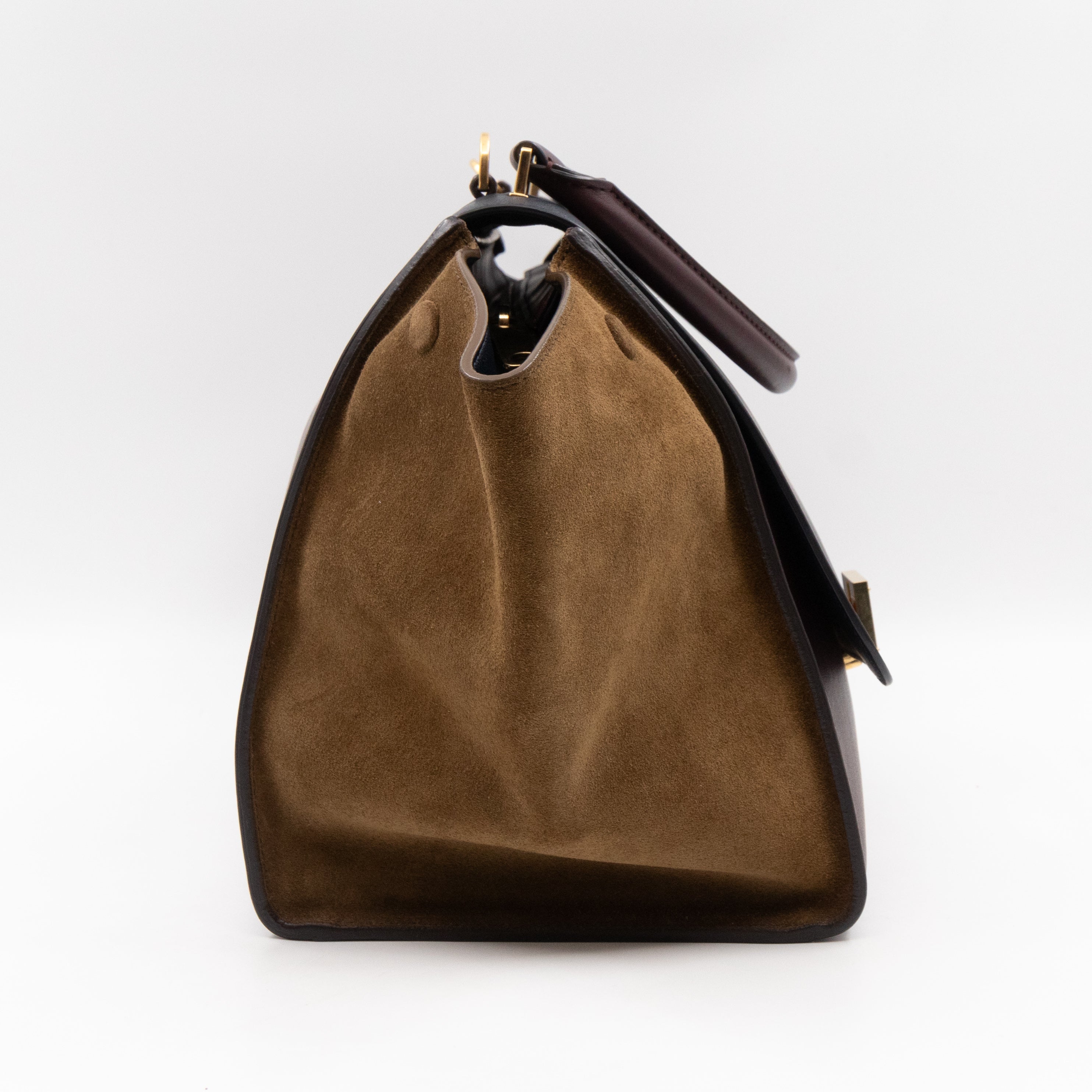 Trapeze Medium Tricolor Leather