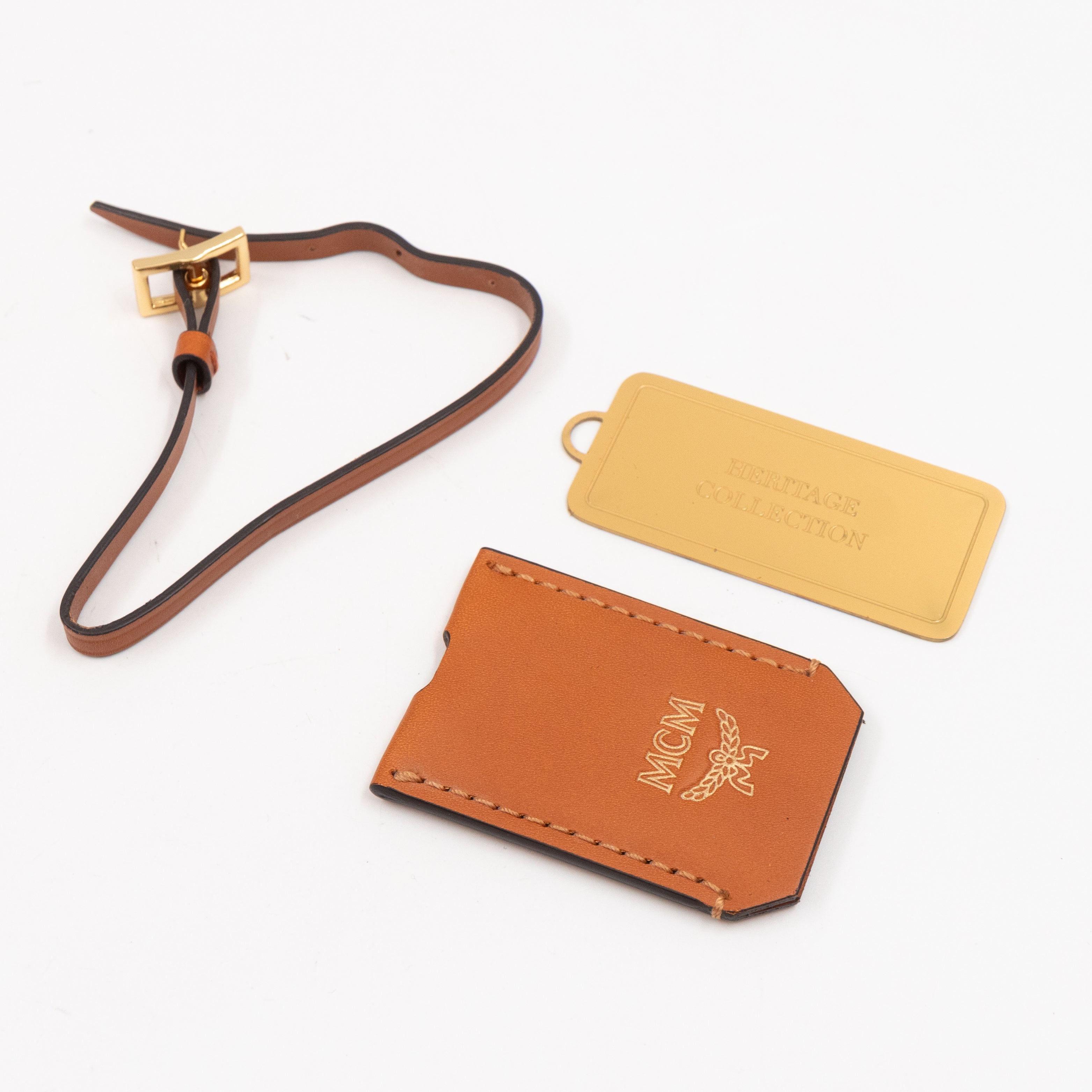 Heritage Petit Drawstring Bucket Bag Visetos Cognac