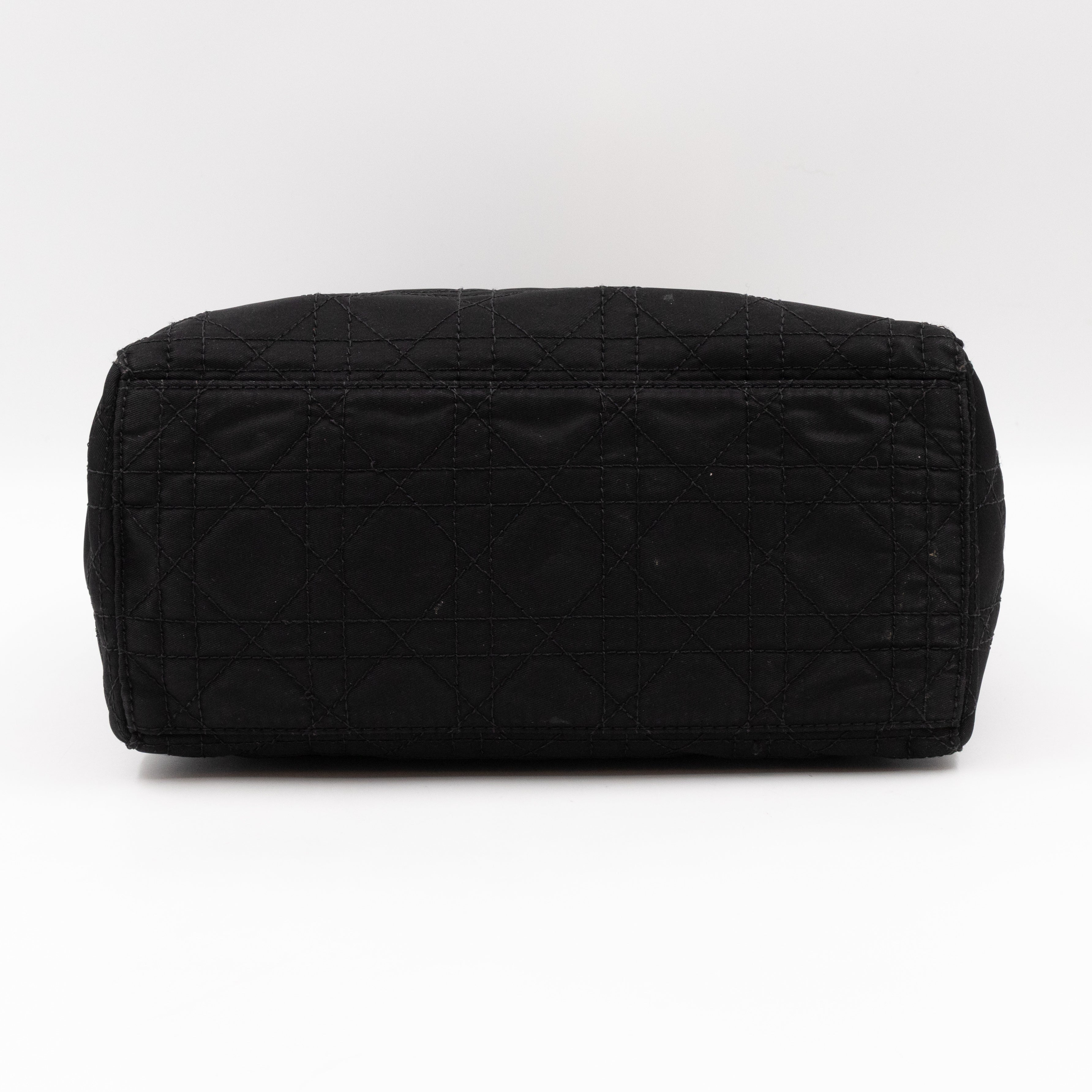 Vintage Lady Dior Medium Black Nylon