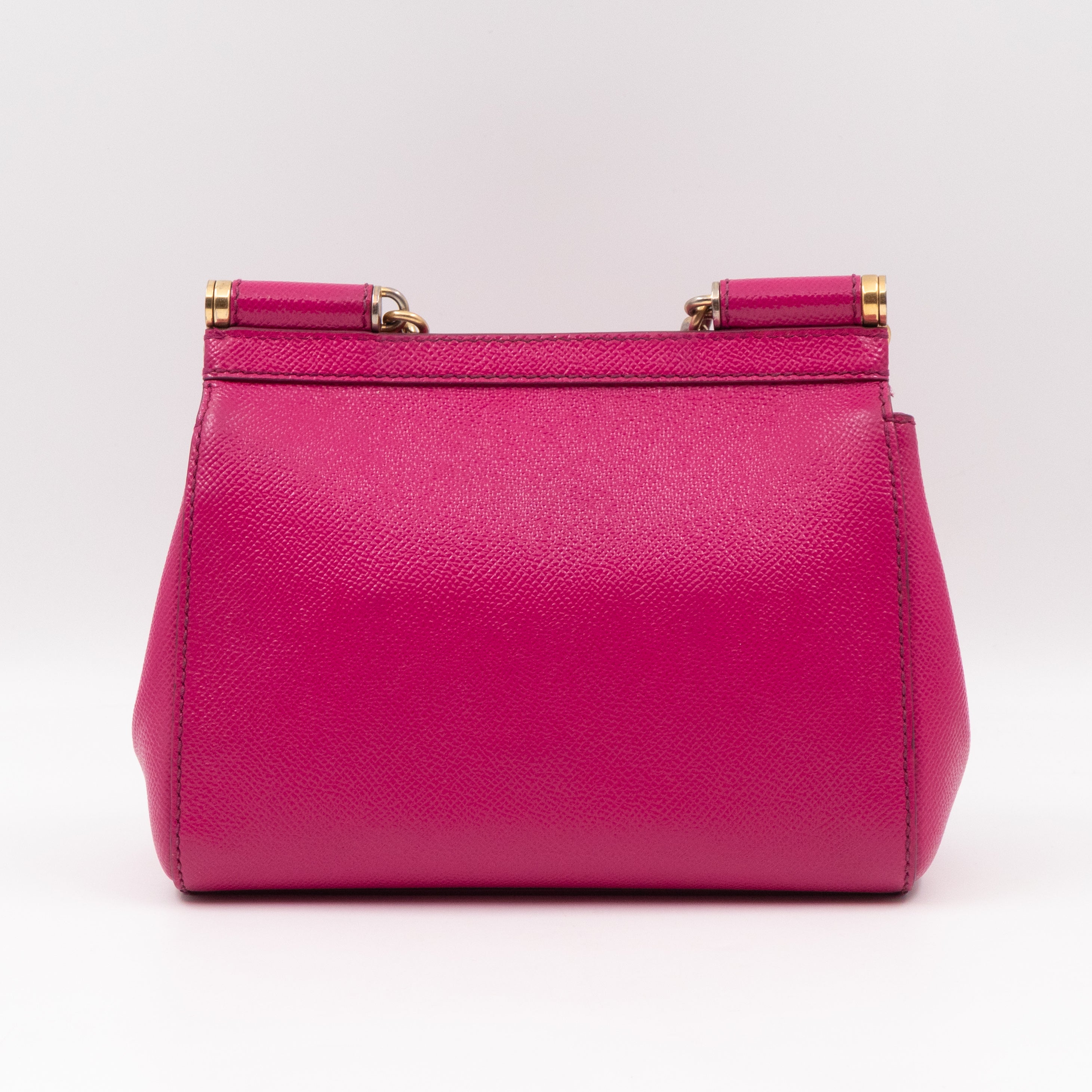 Sicily Mini Pink Dauphine Leather