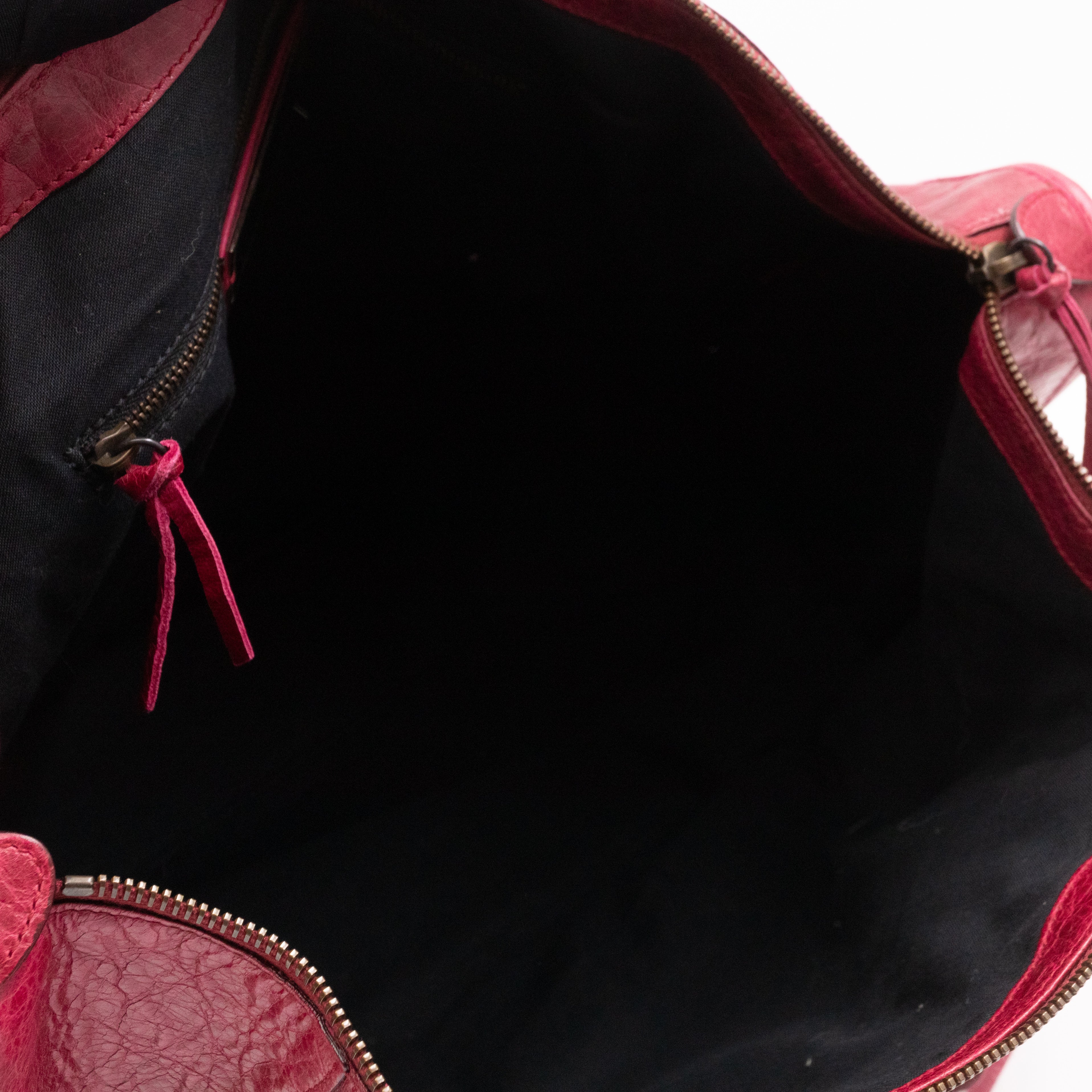 Work Bag Burgundy Leather