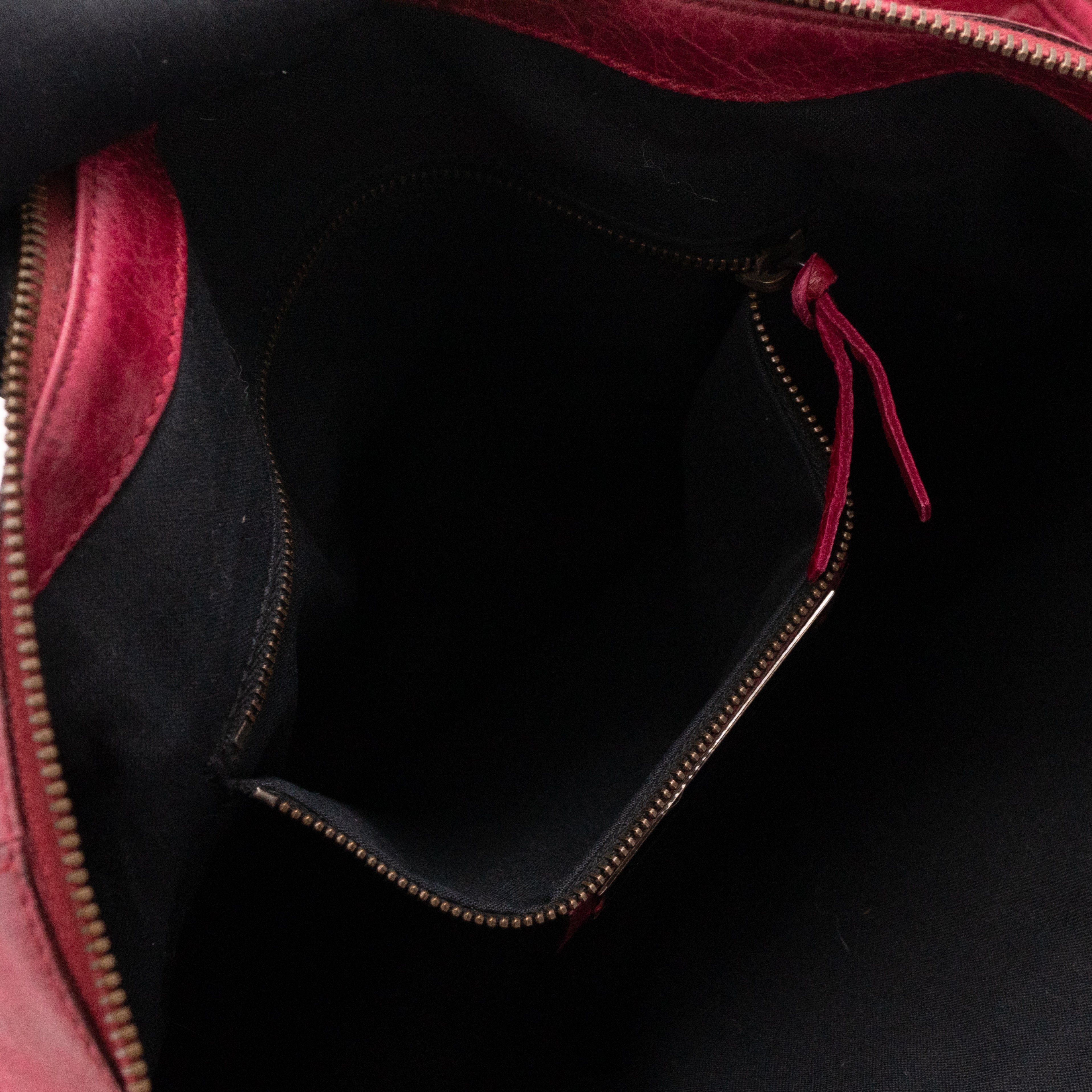Work Bag Burgundy Leather