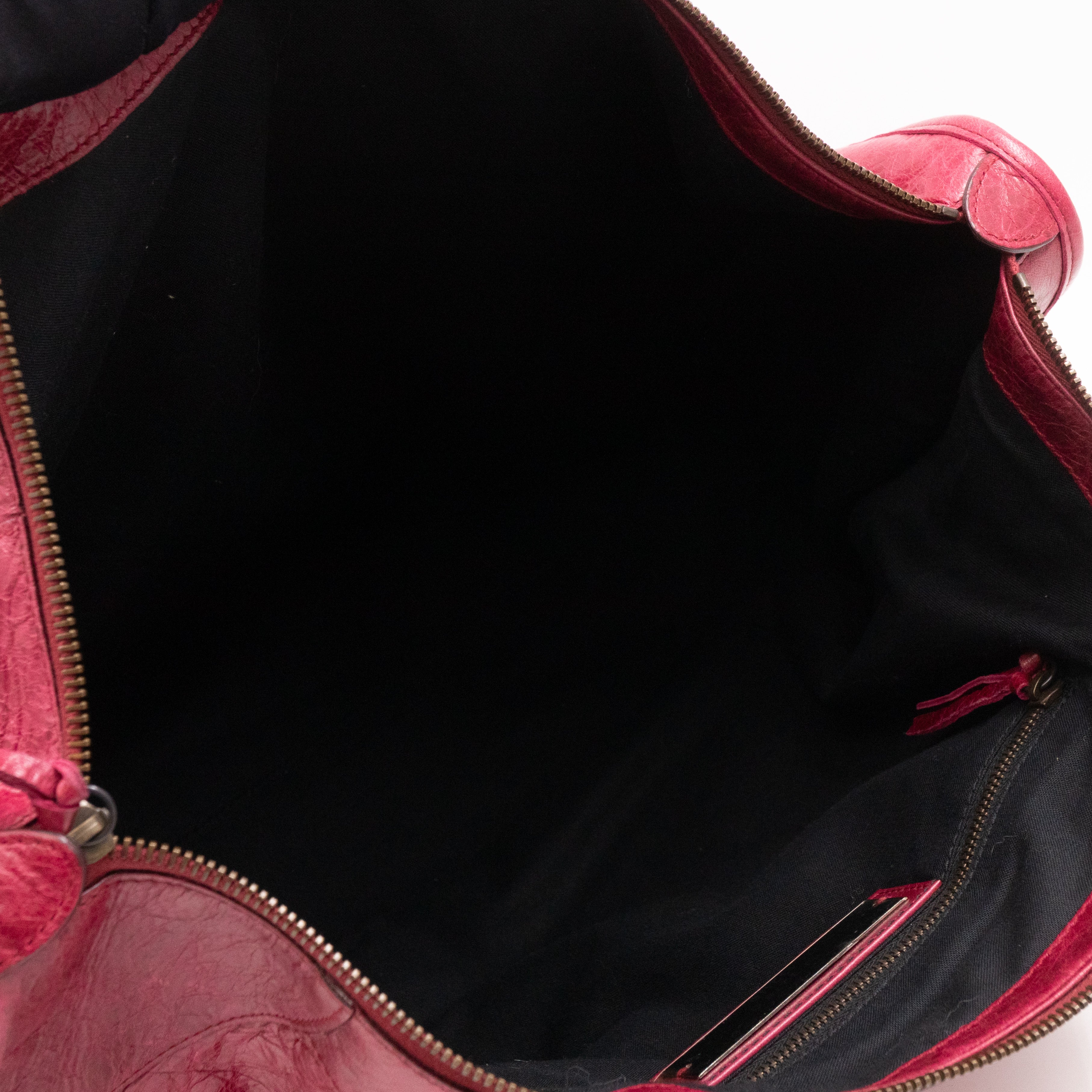 Work Bag Burgundy Leather
