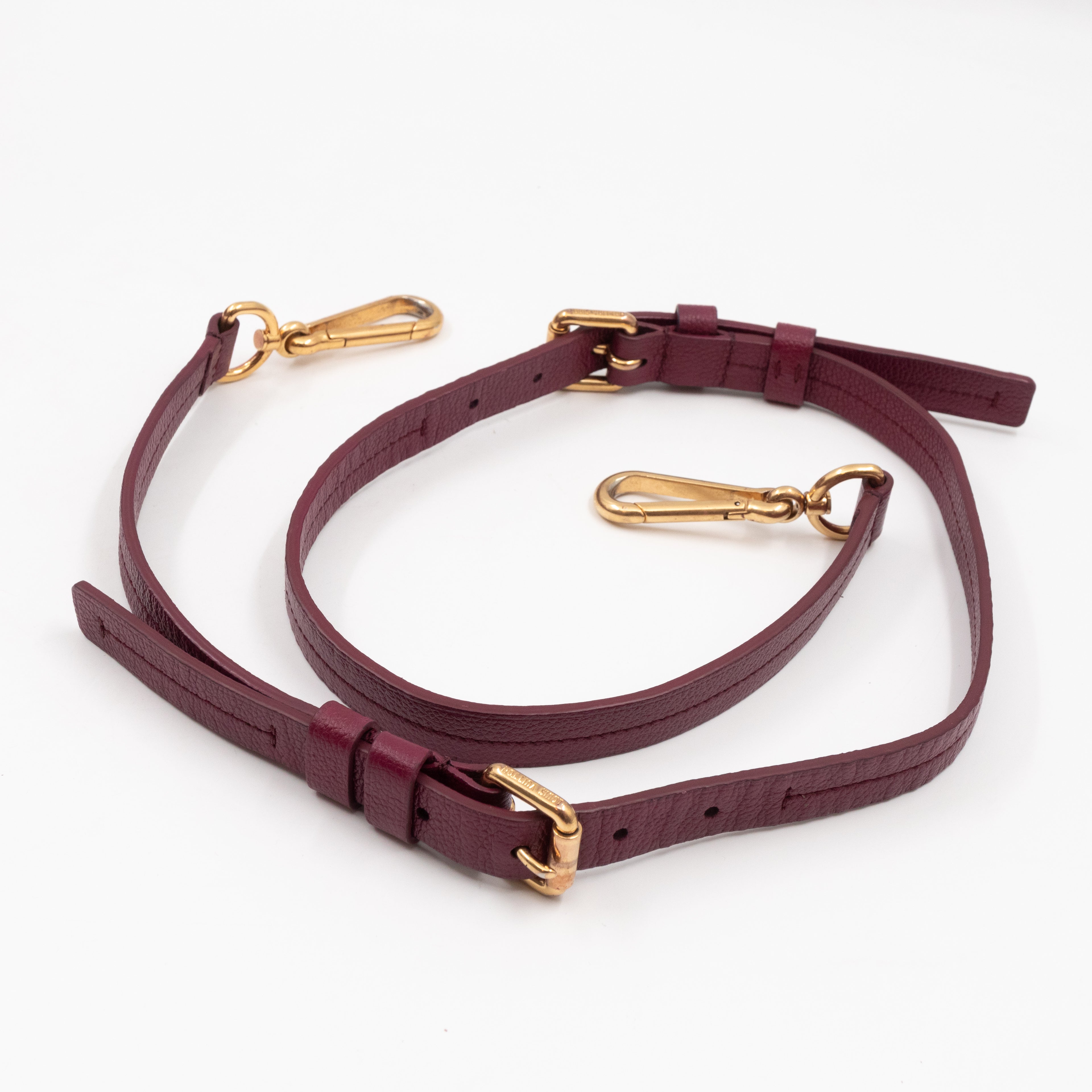 Speedy 25 Bandouliere Monogram Empreinte Burgundy Gold