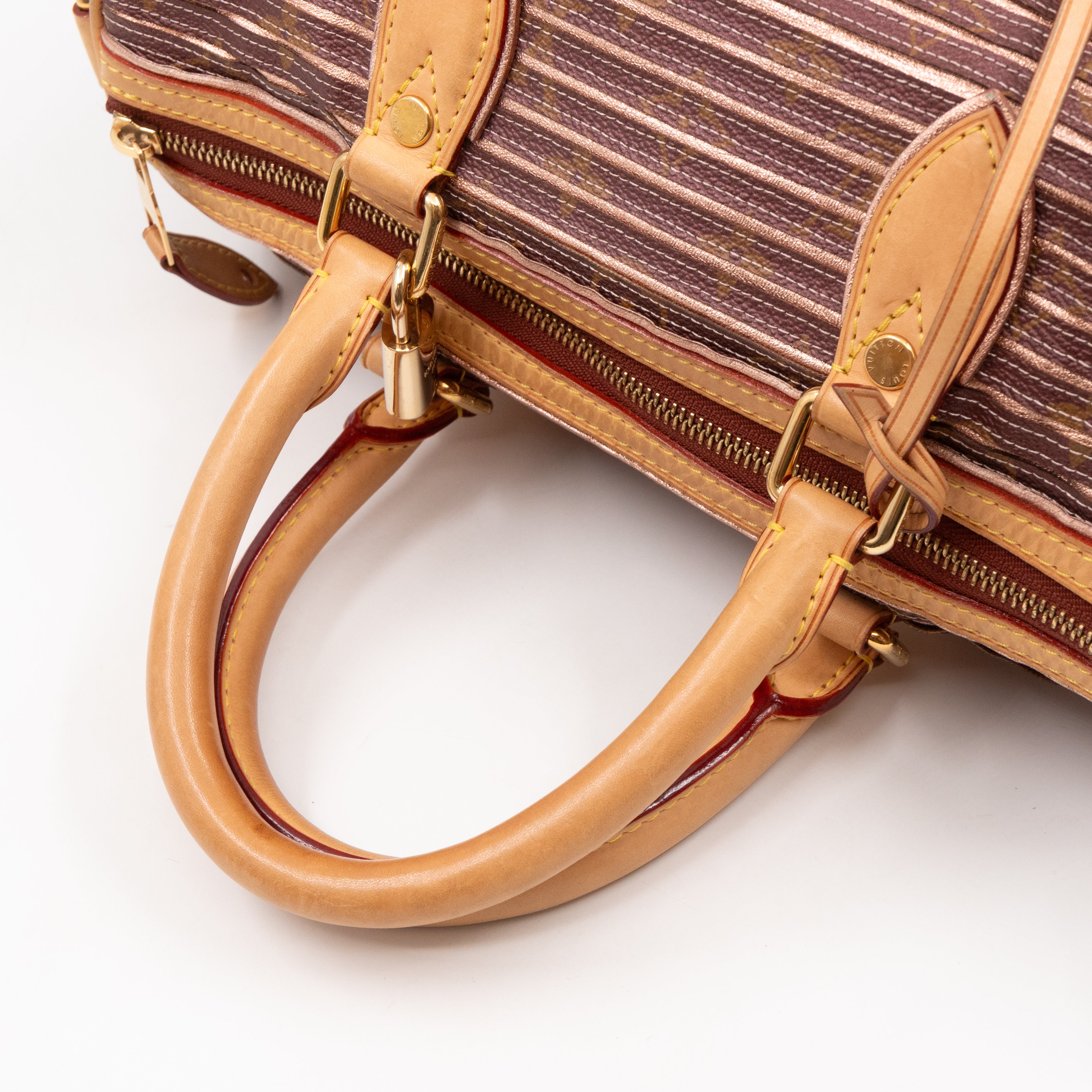 Speedy 30 Bandouliere Monogram Eden Peche