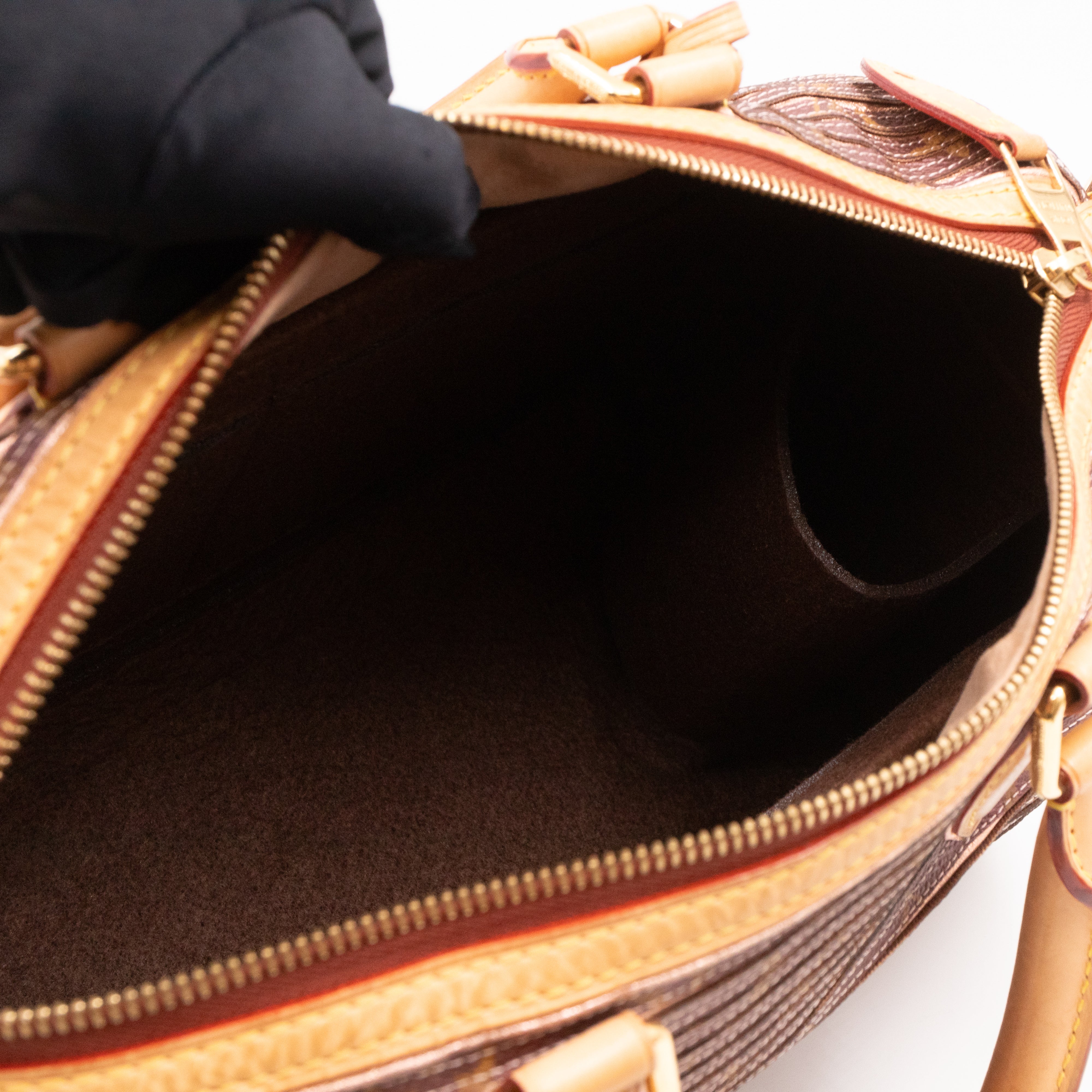 Speedy 30 Bandouliere Monogram Eden Peche