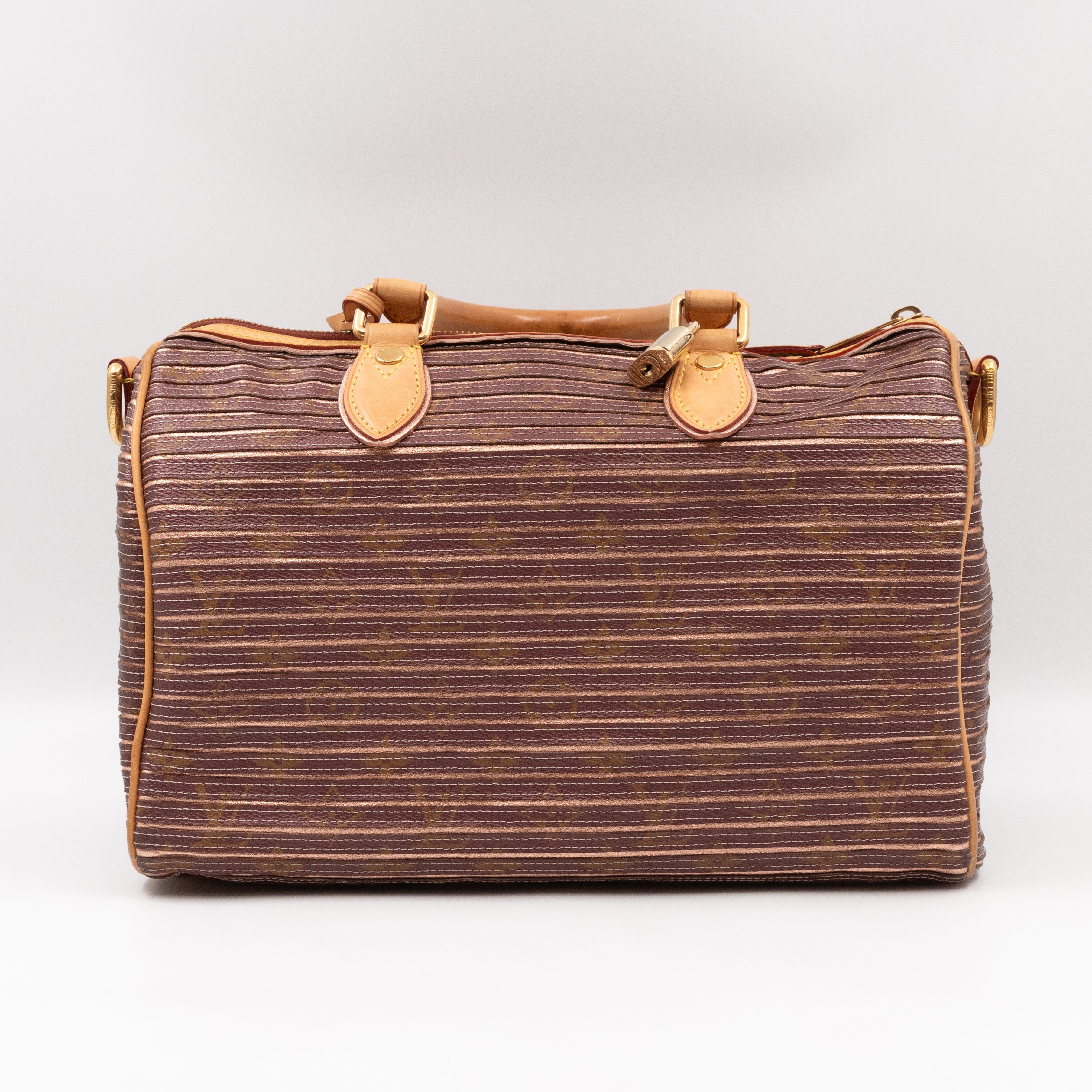 Speedy 30 Bandouliere Monogram Eden Peche