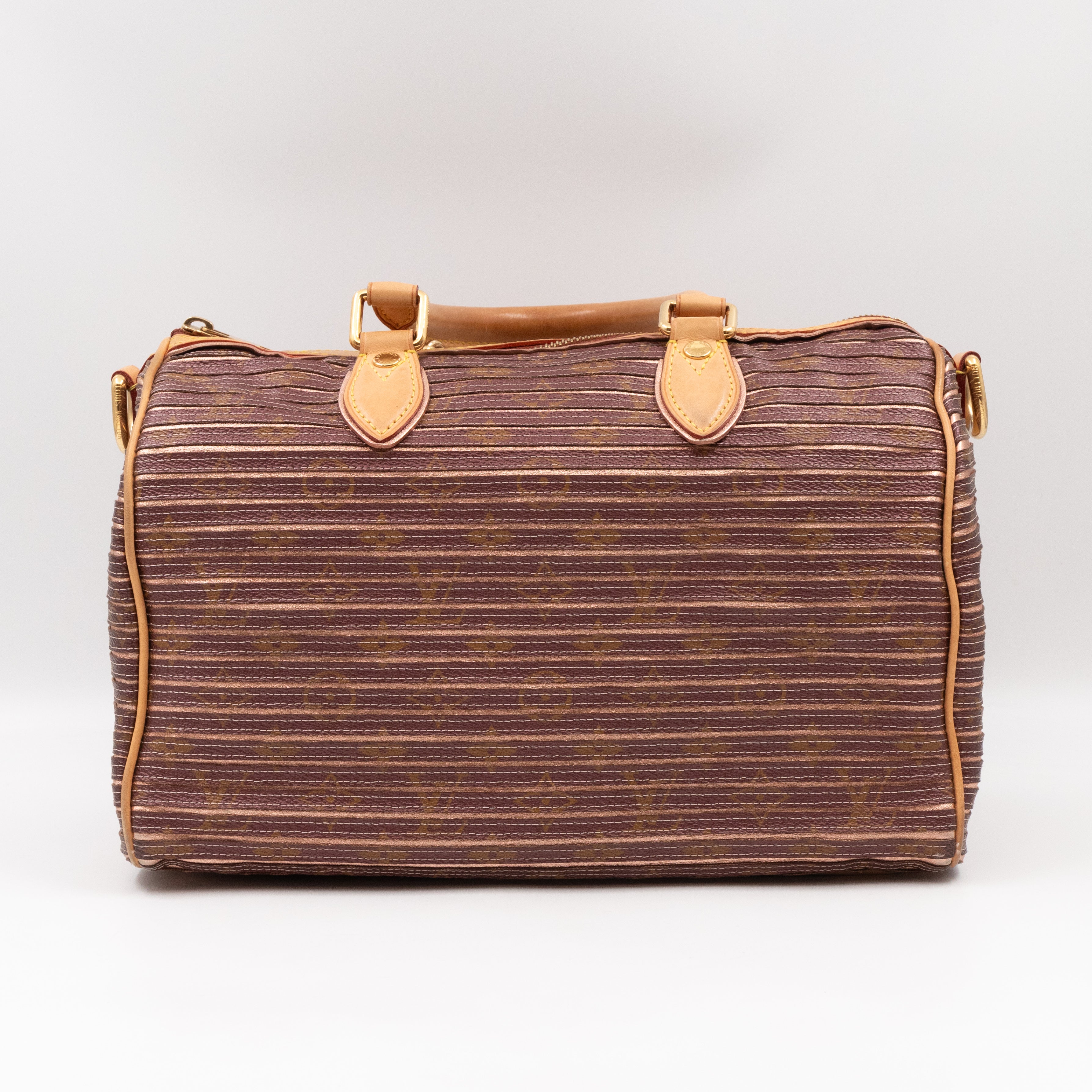 Speedy 30 Bandouliere Monogram Eden Peche