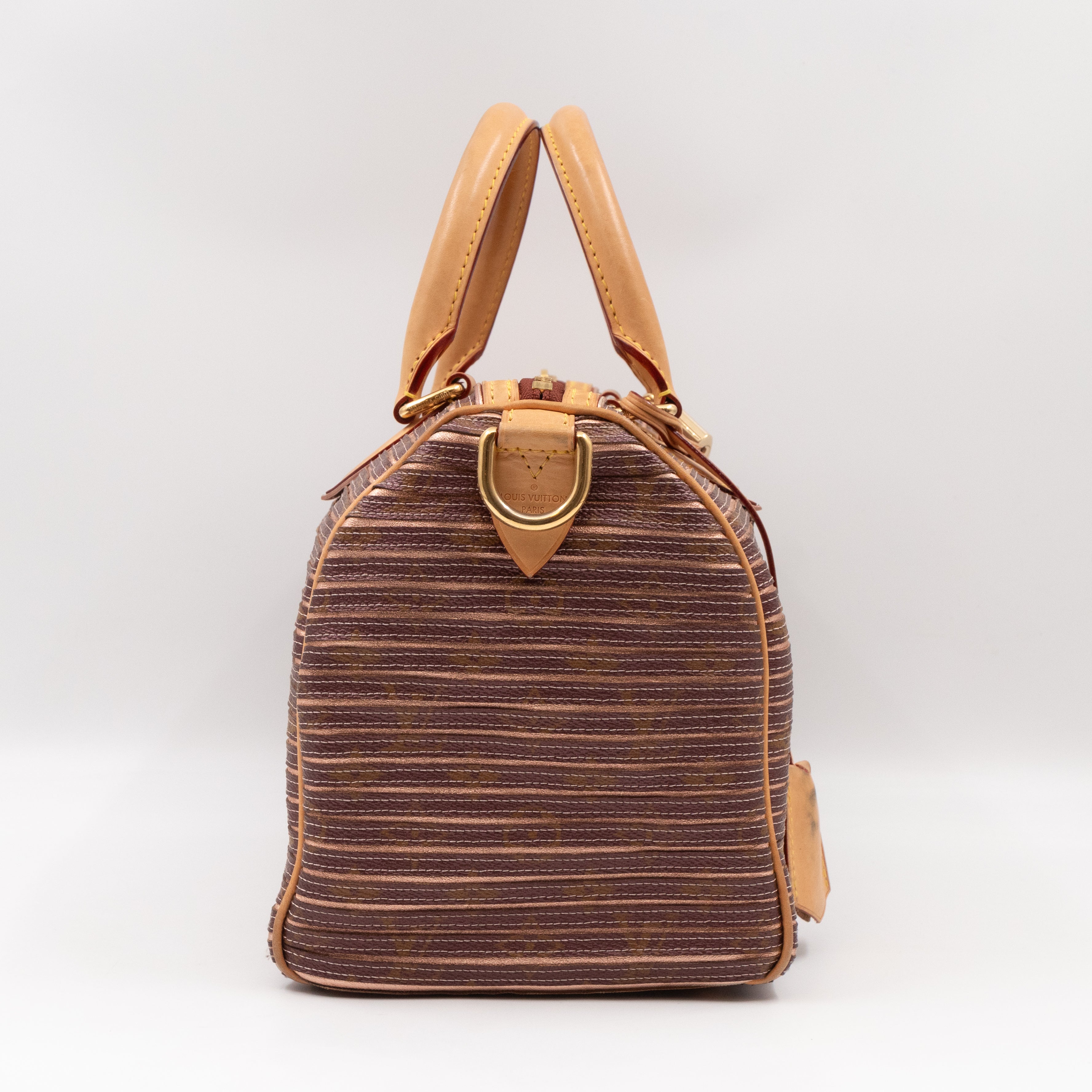 Speedy 30 Bandouliere Monogram Eden Peche