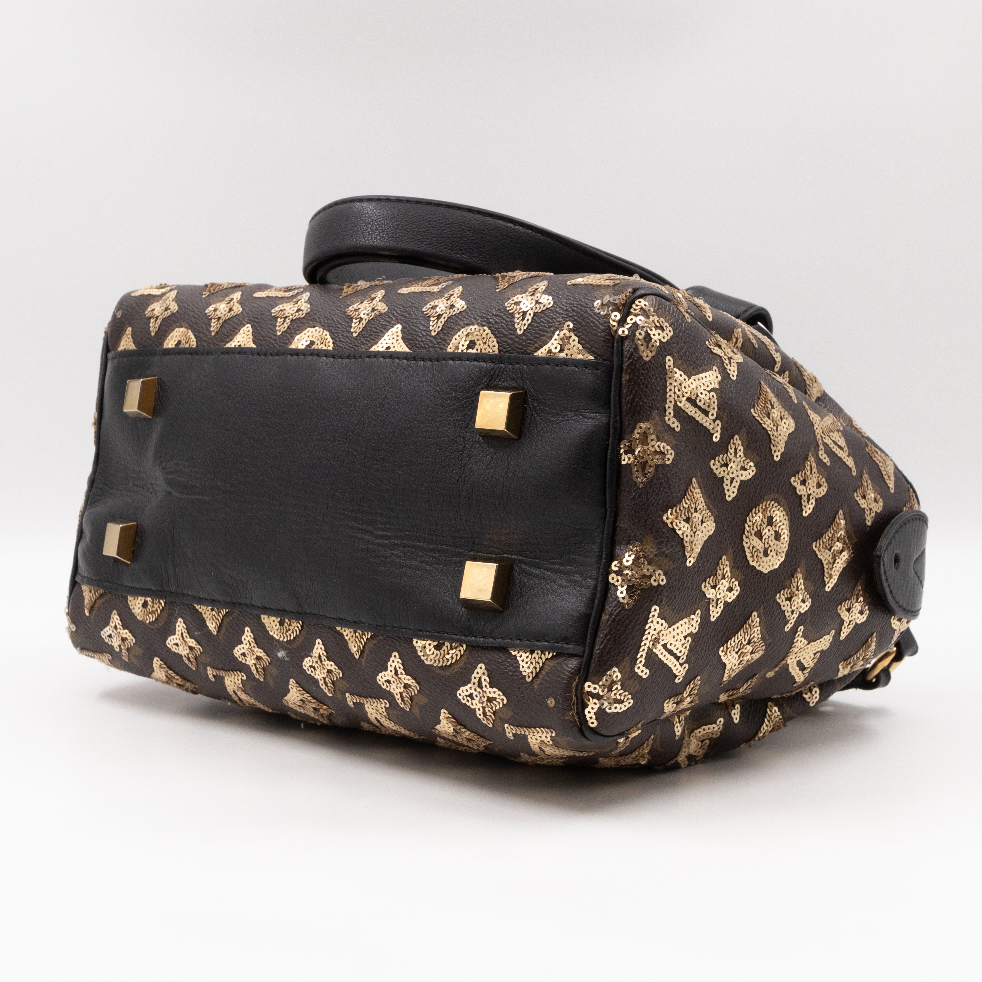 Speedy 28 Monogram Eclipse Gold Sequins