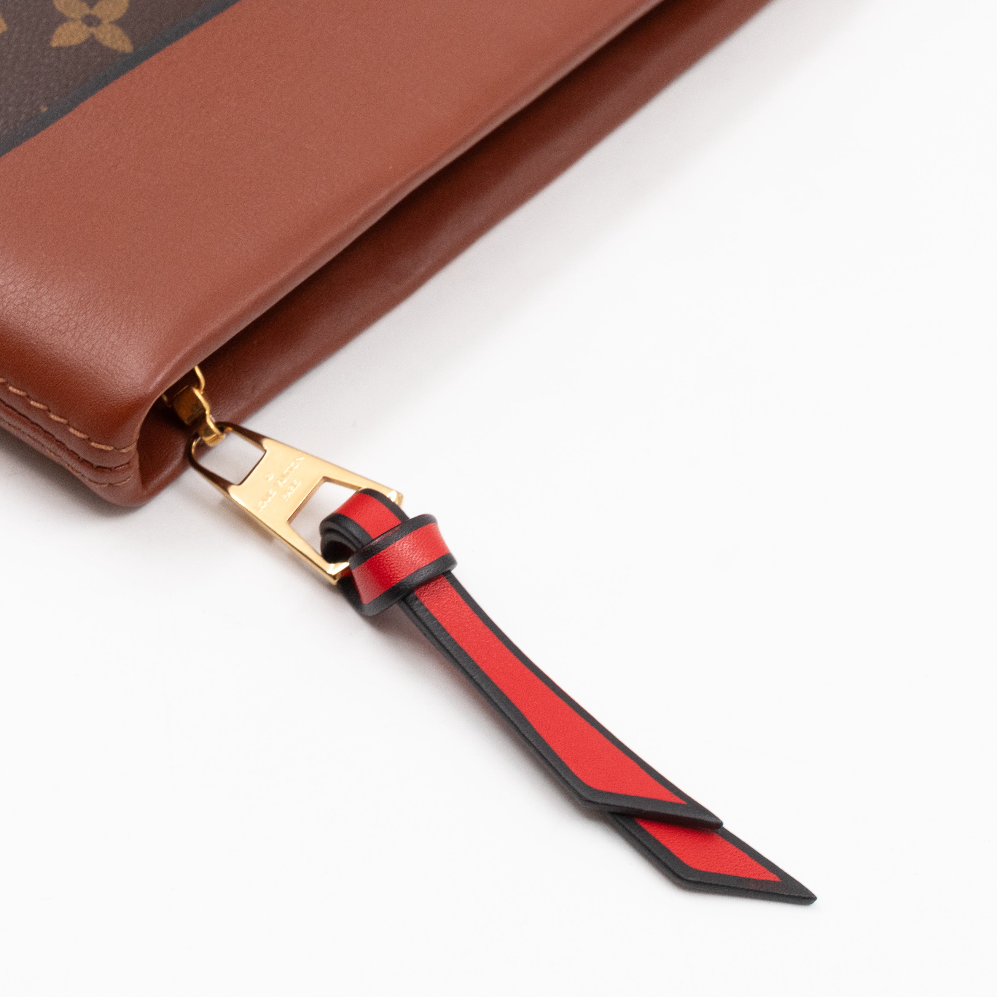 Tuileries Pochette Monogram Caramel Leather