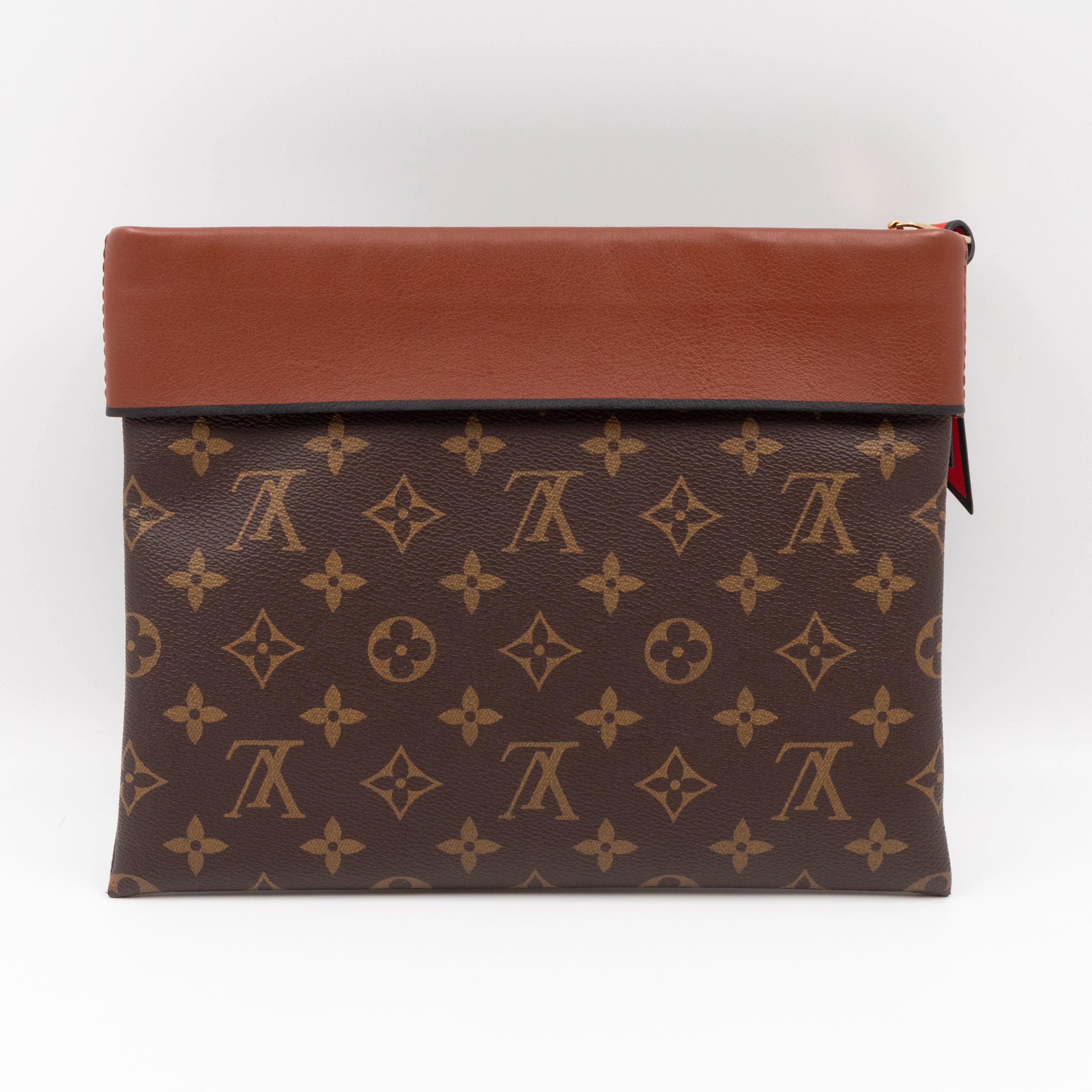 Tuileries Pochette Monogram Caramel Leather