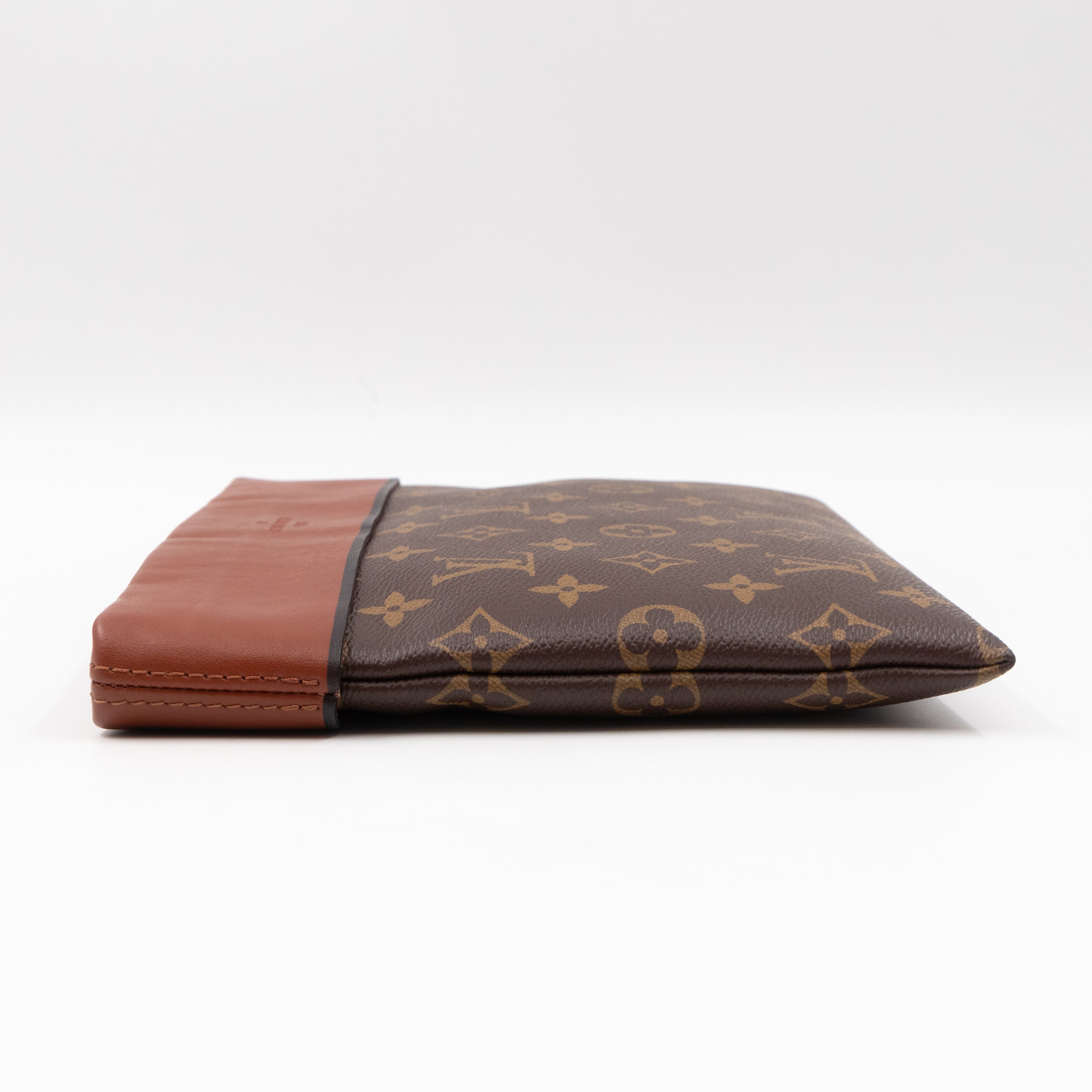 Tuileries Pochette Monogram Caramel Leather