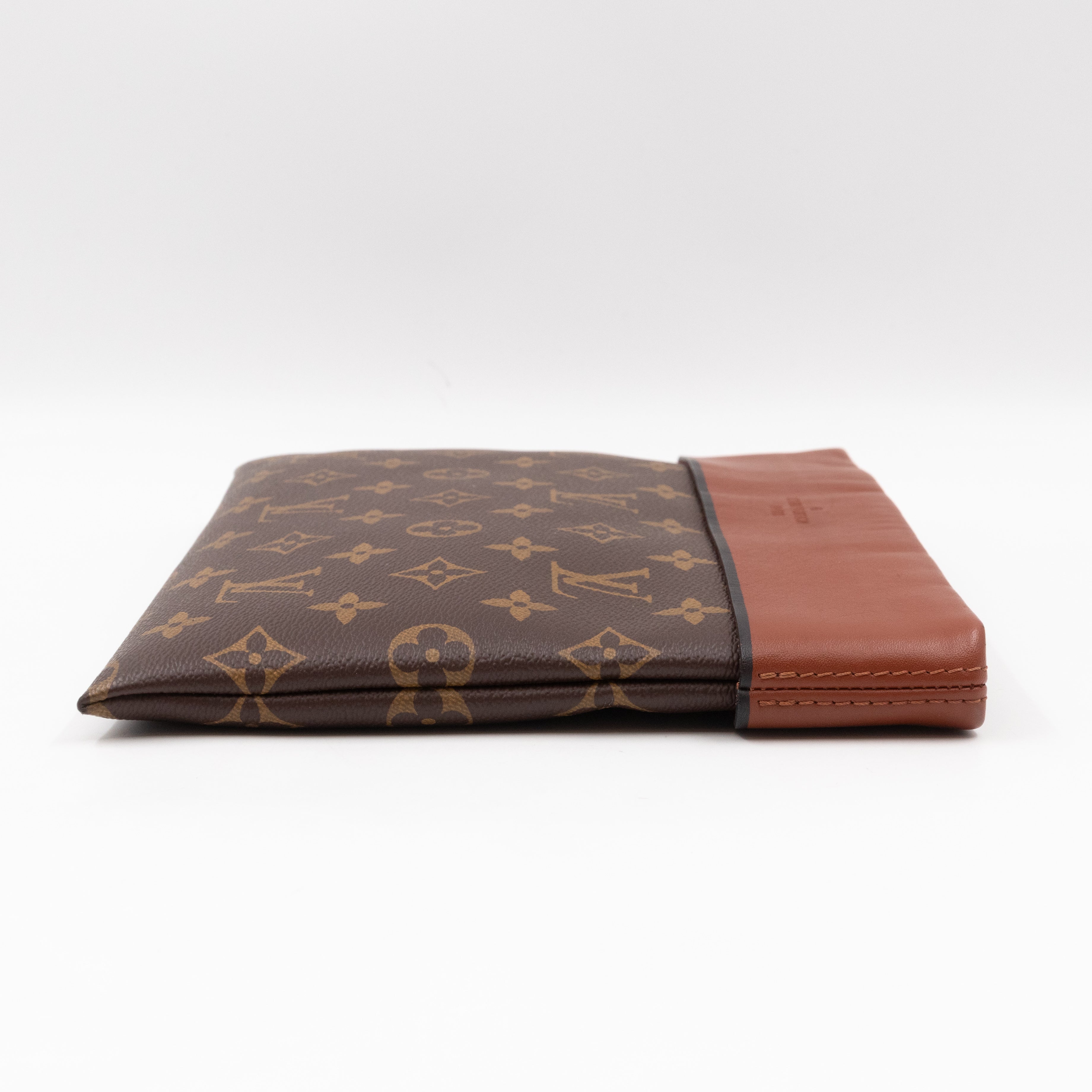 Tuileries Pochette Monogram Caramel Leather