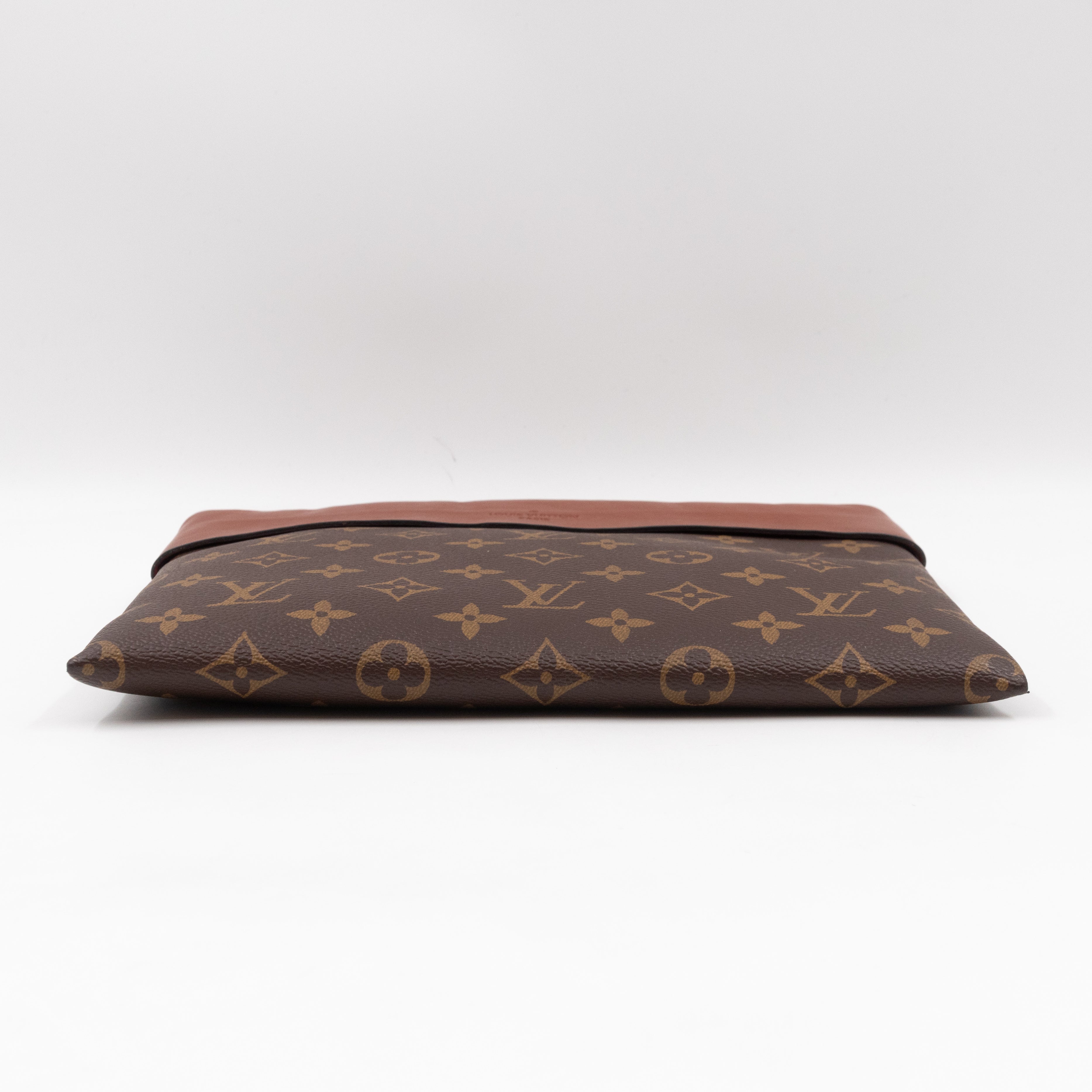 Tuileries Pochette Monogram Caramel Leather