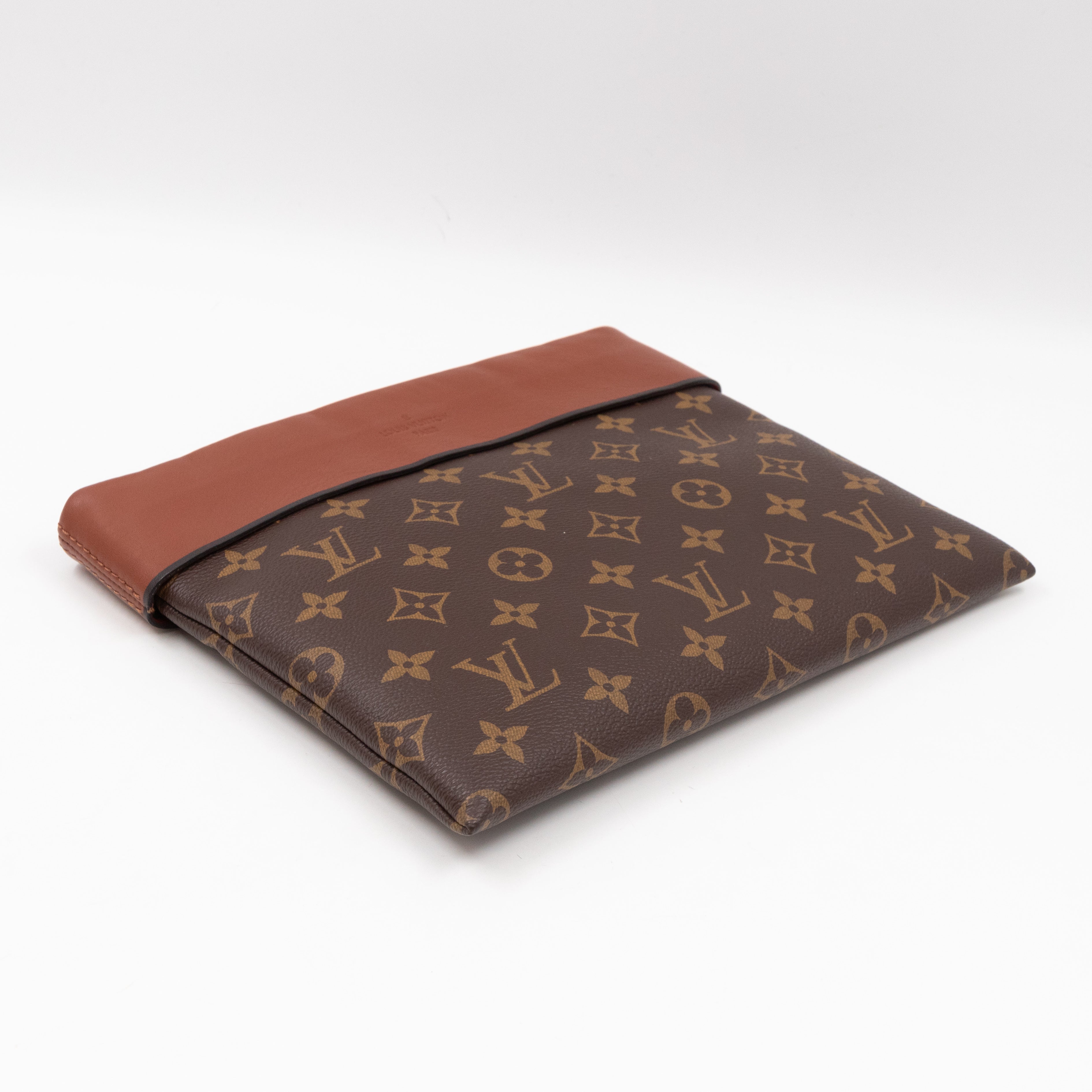 Tuileries Pochette Monogram Caramel Leather