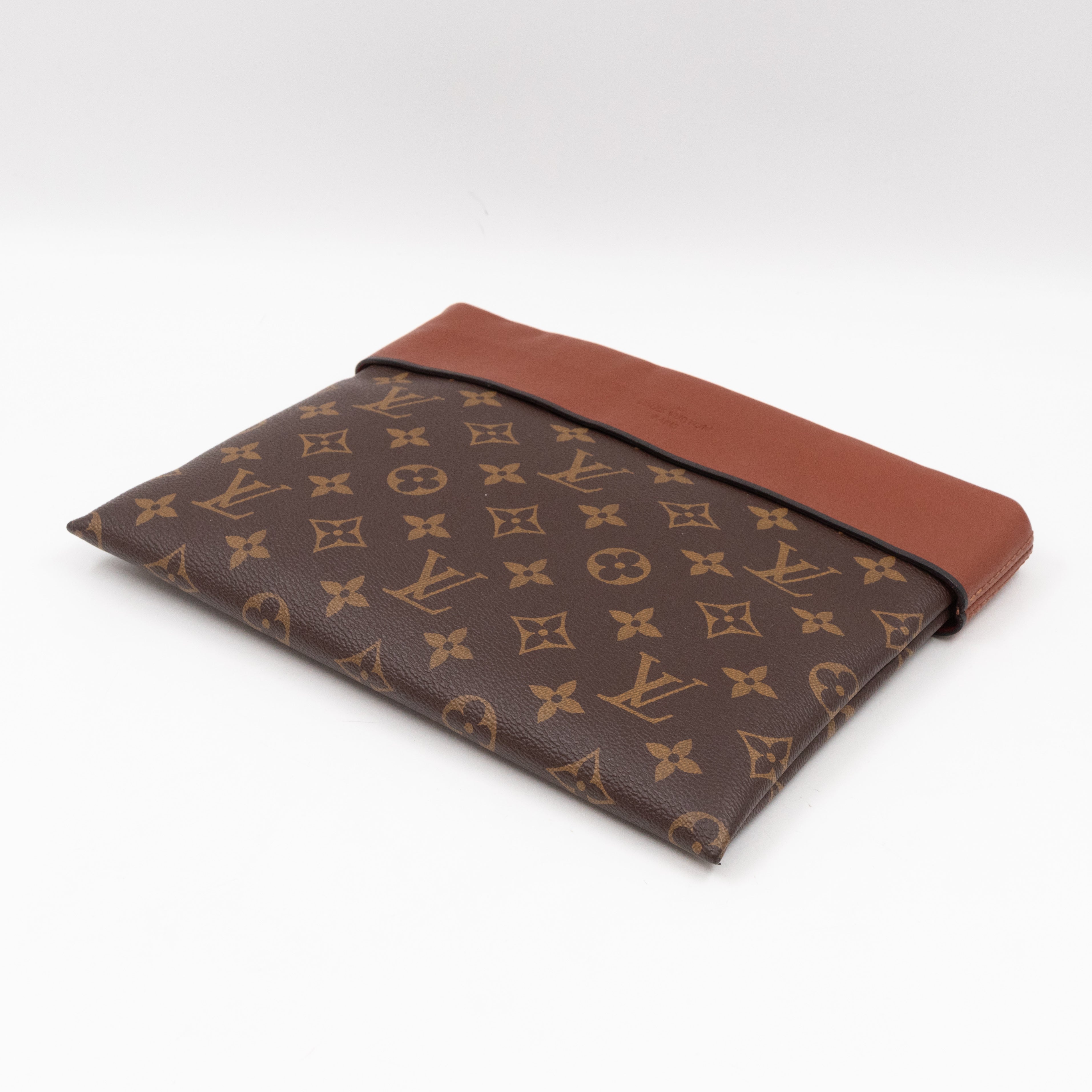 Tuileries Pochette Monogram Caramel Leather