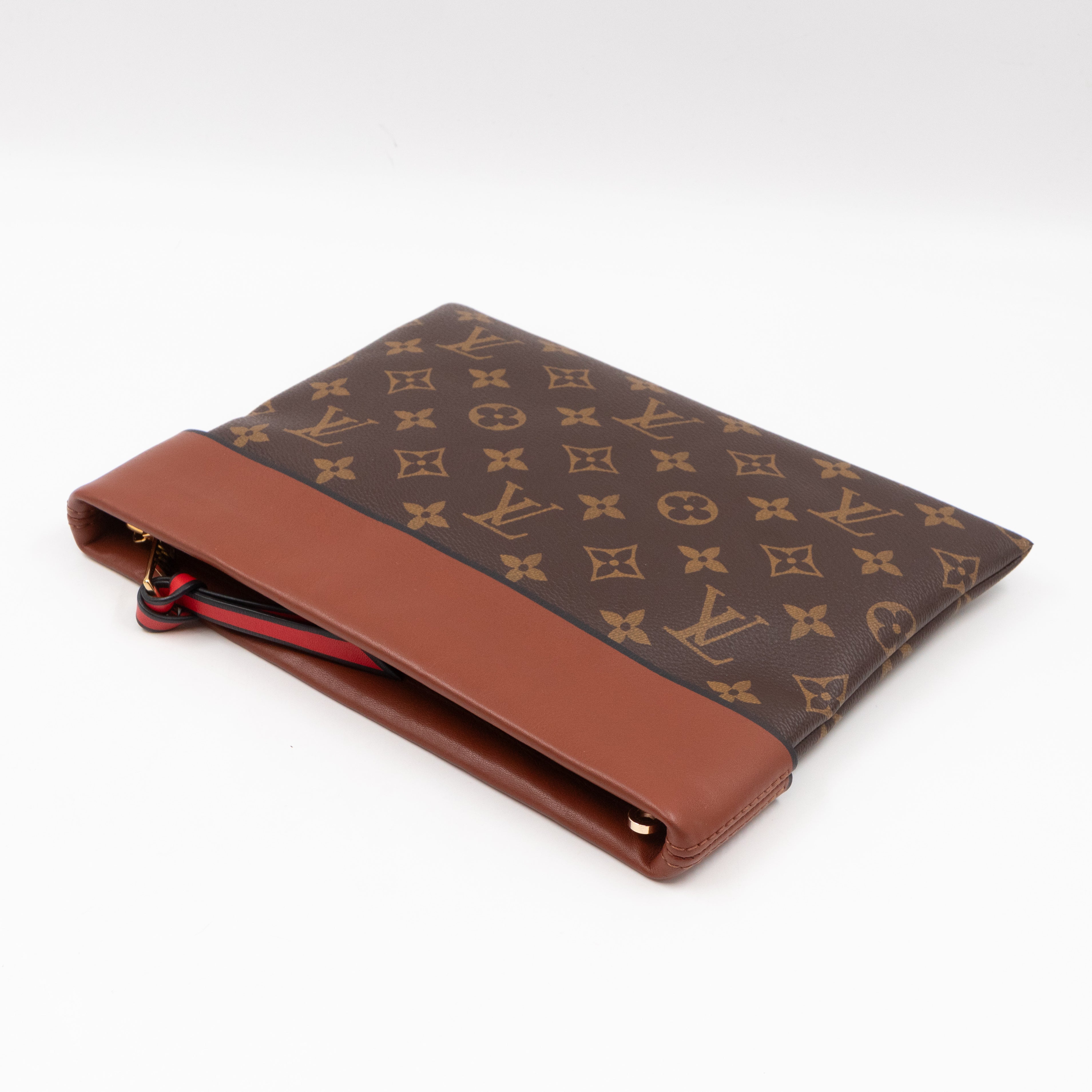 Tuileries Pochette Monogram Caramel Leather