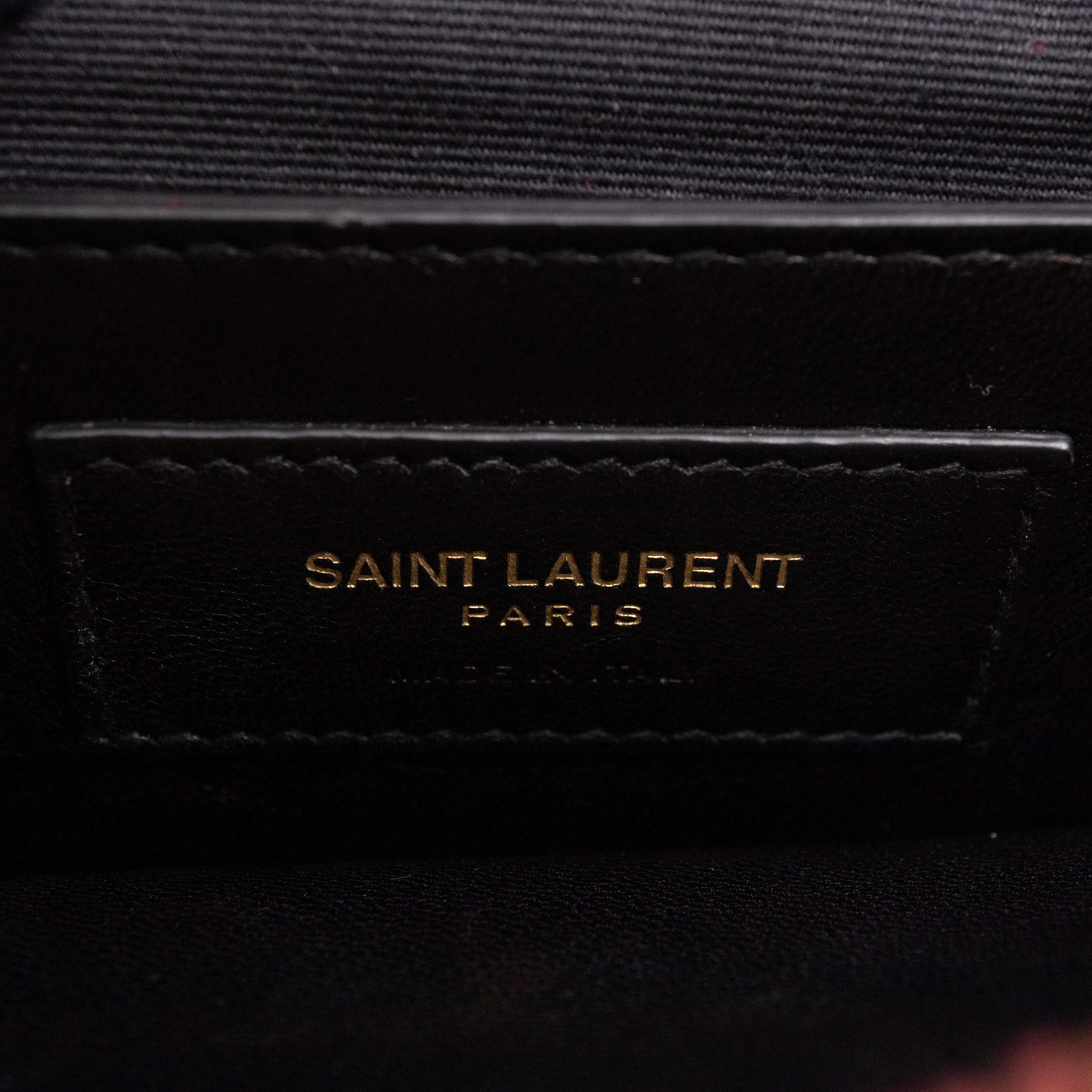 College Medium Chevron Quilted Red Suede Leather