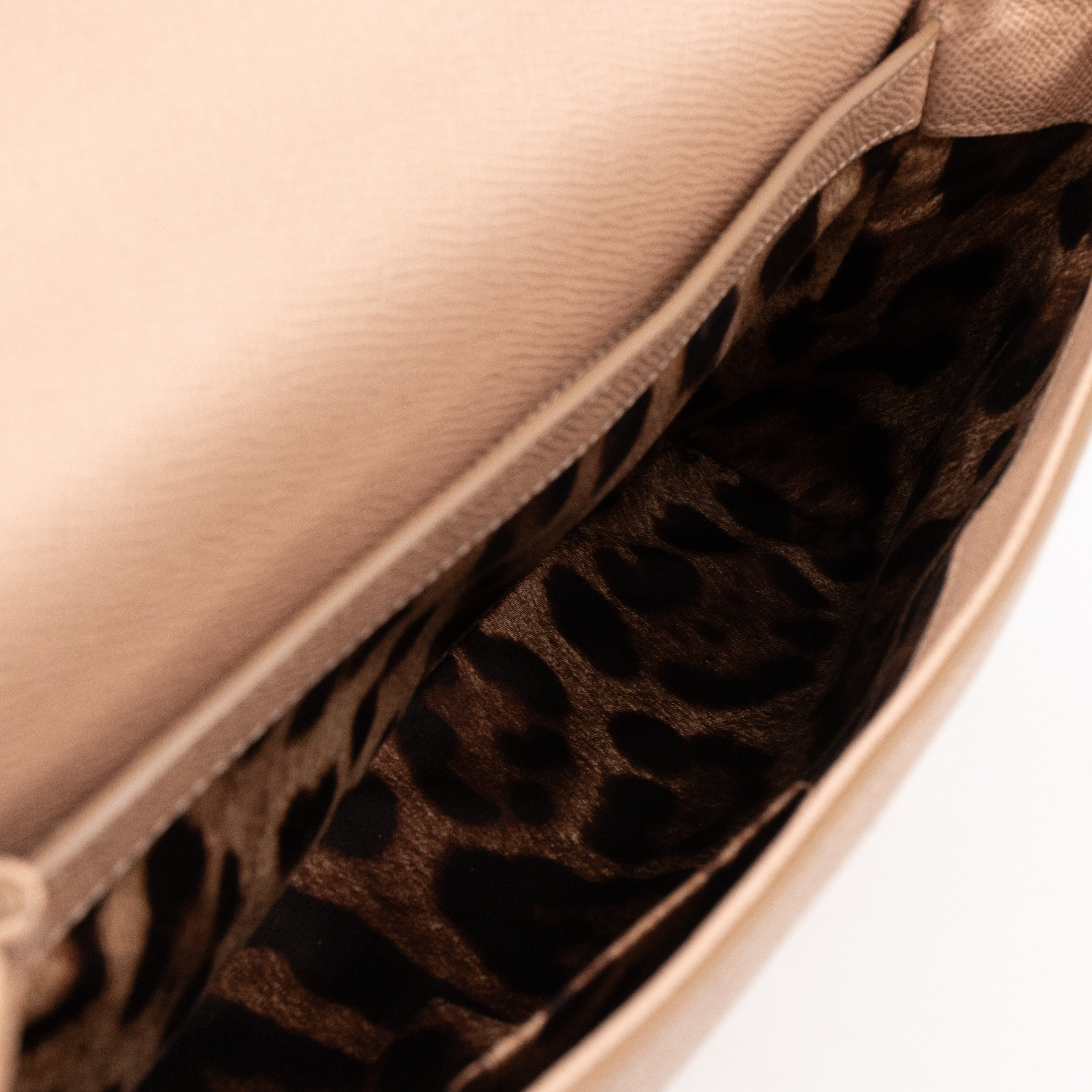 Miss Sicily East West Beige Leather