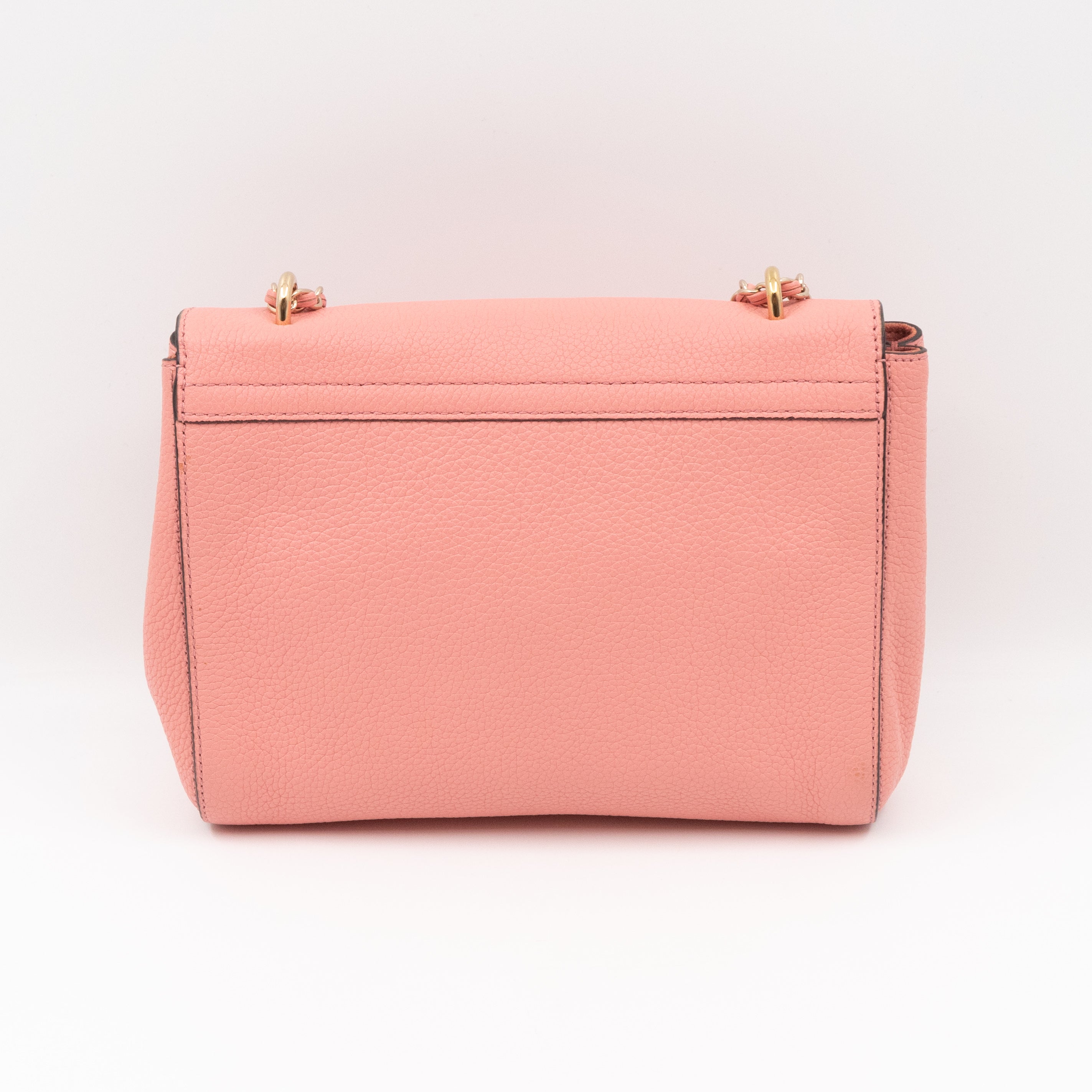 Lily Small Pink Leather Gold