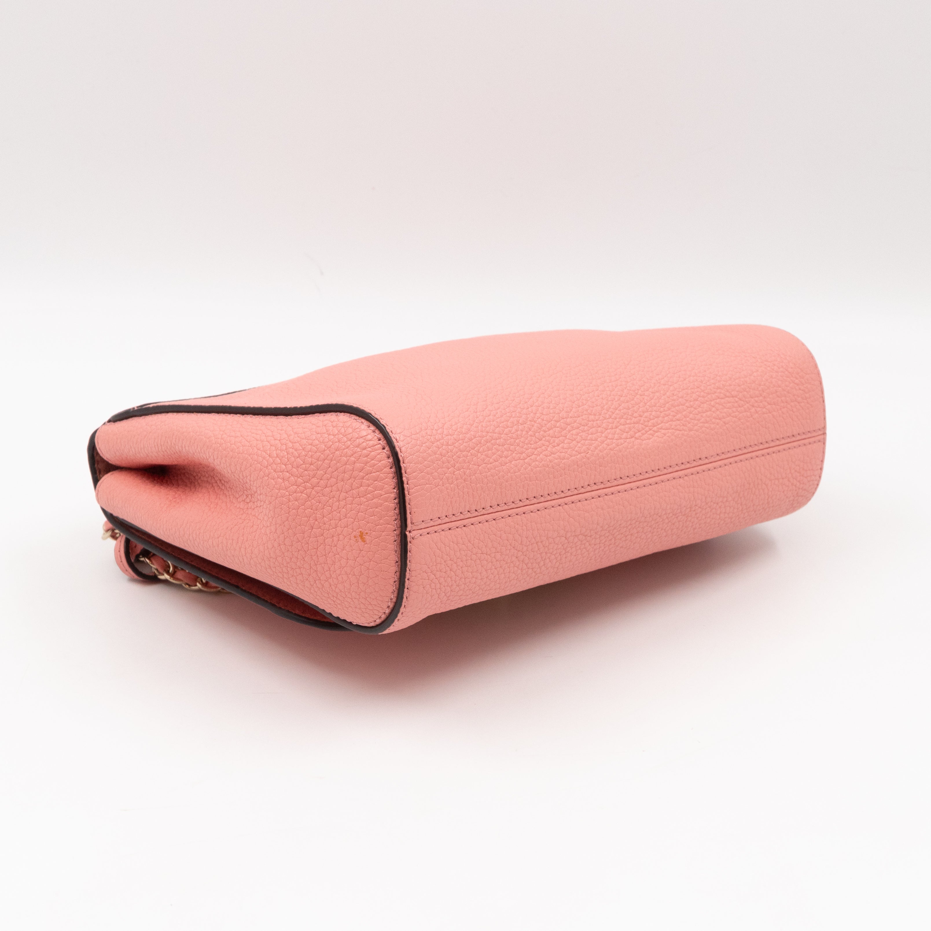 Lily Small Pink Leather Gold