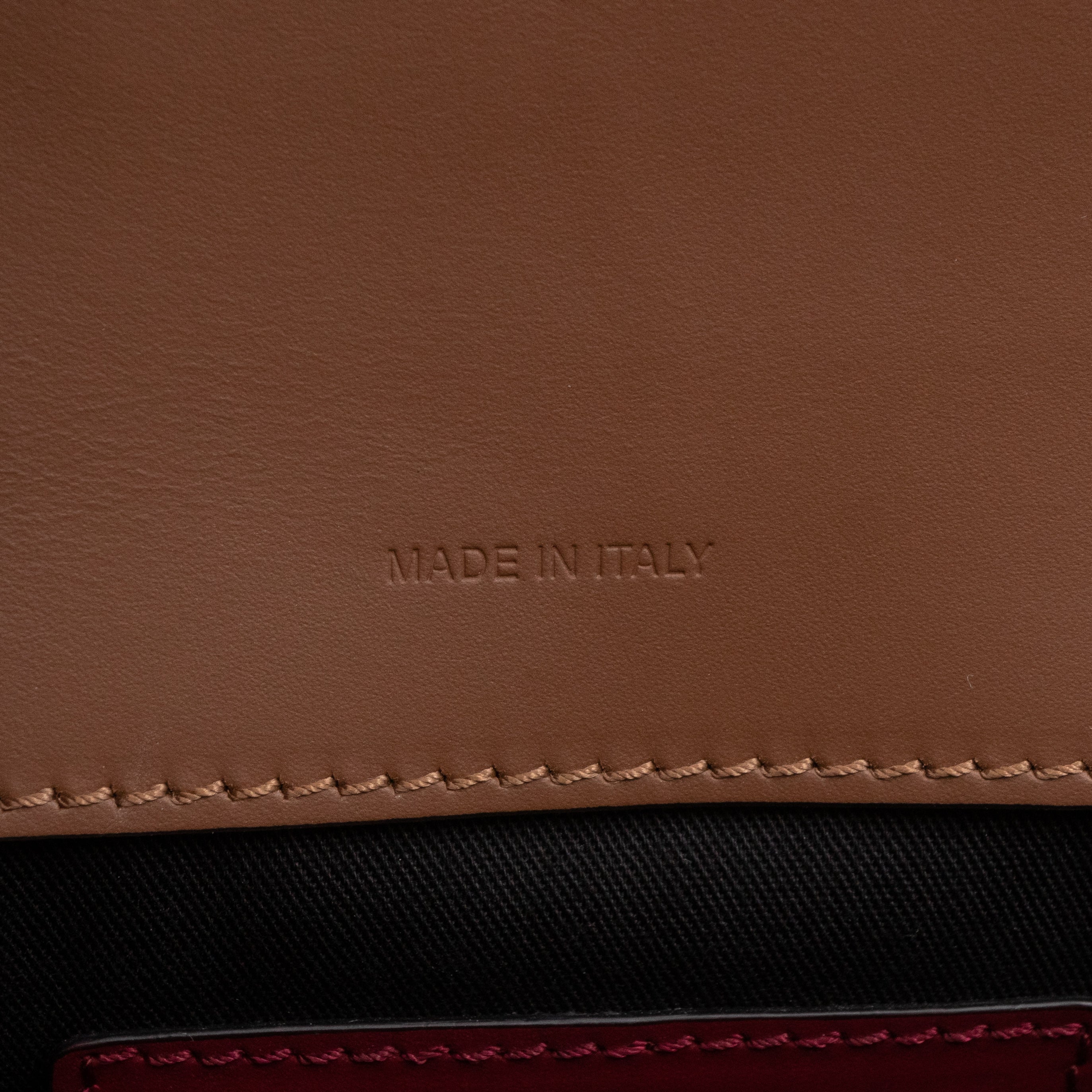 Trunk Bag Mini Pink Brown & Burgundy Leather