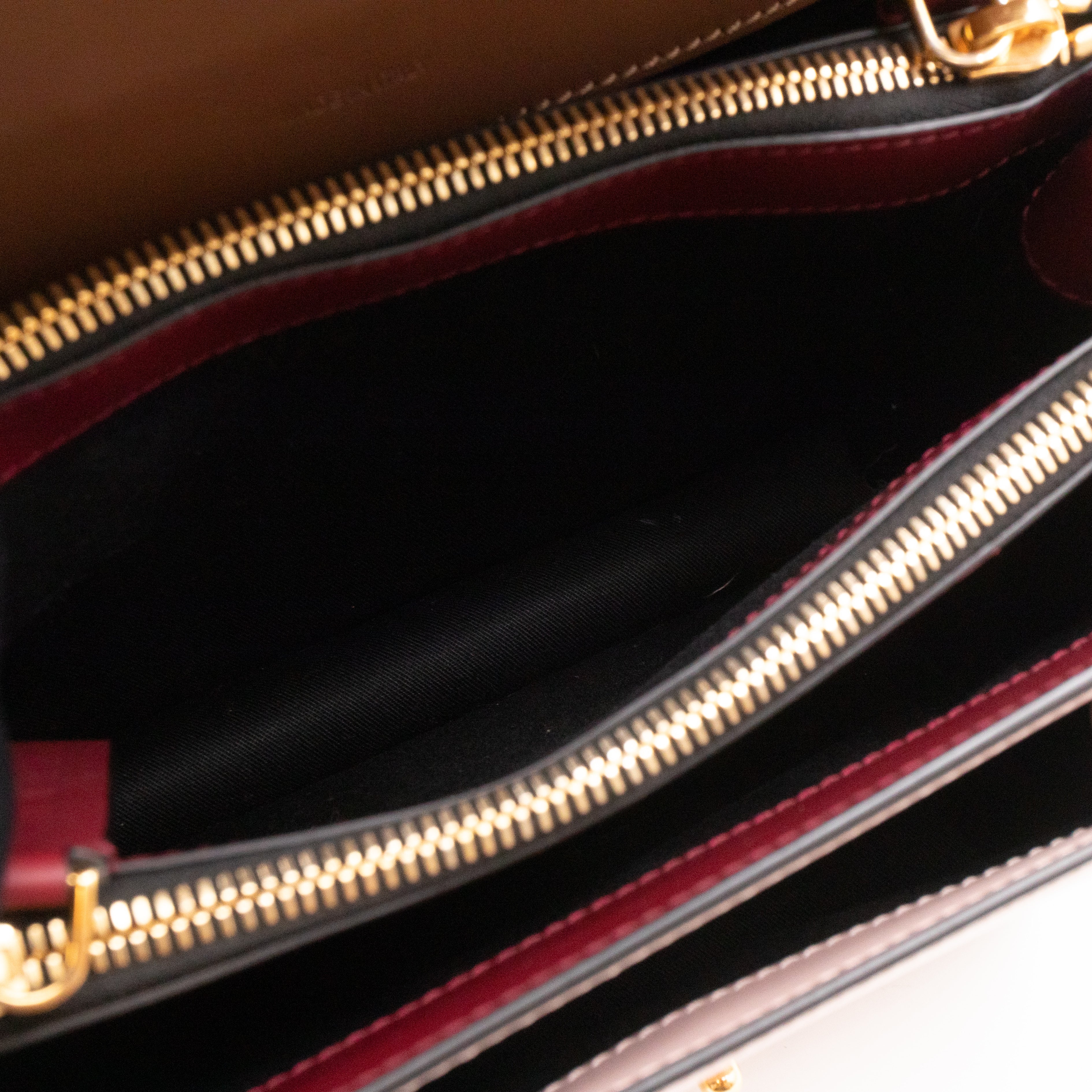 Trunk Bag Mini Pink Brown & Burgundy Leather
